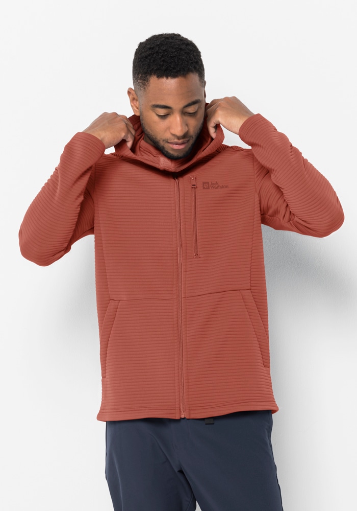 Jack Wolfskin Fleecejacke »MODESTO HOODED JKT MEN«, mit Kapuze