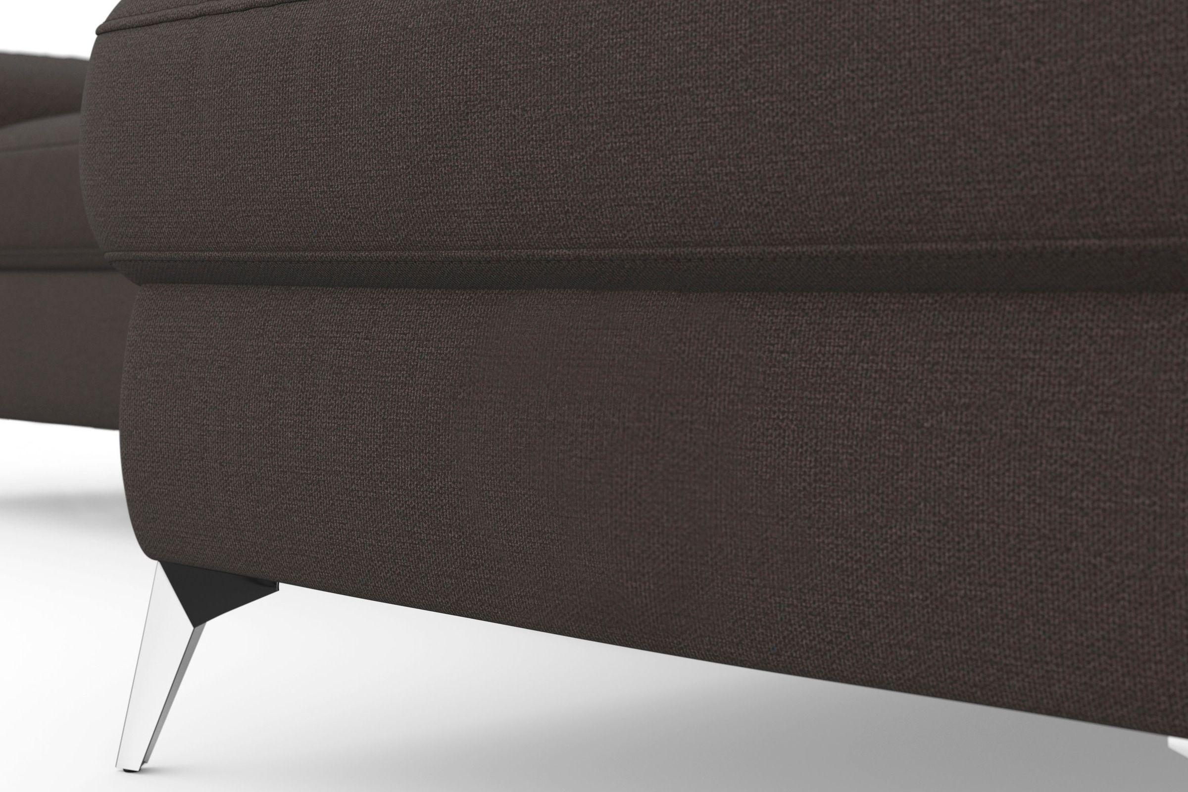 sit&more Ecksofa »Padua L-Form«, inklusive Sitztiefenverstellung, Armteilfunktion und Federkern