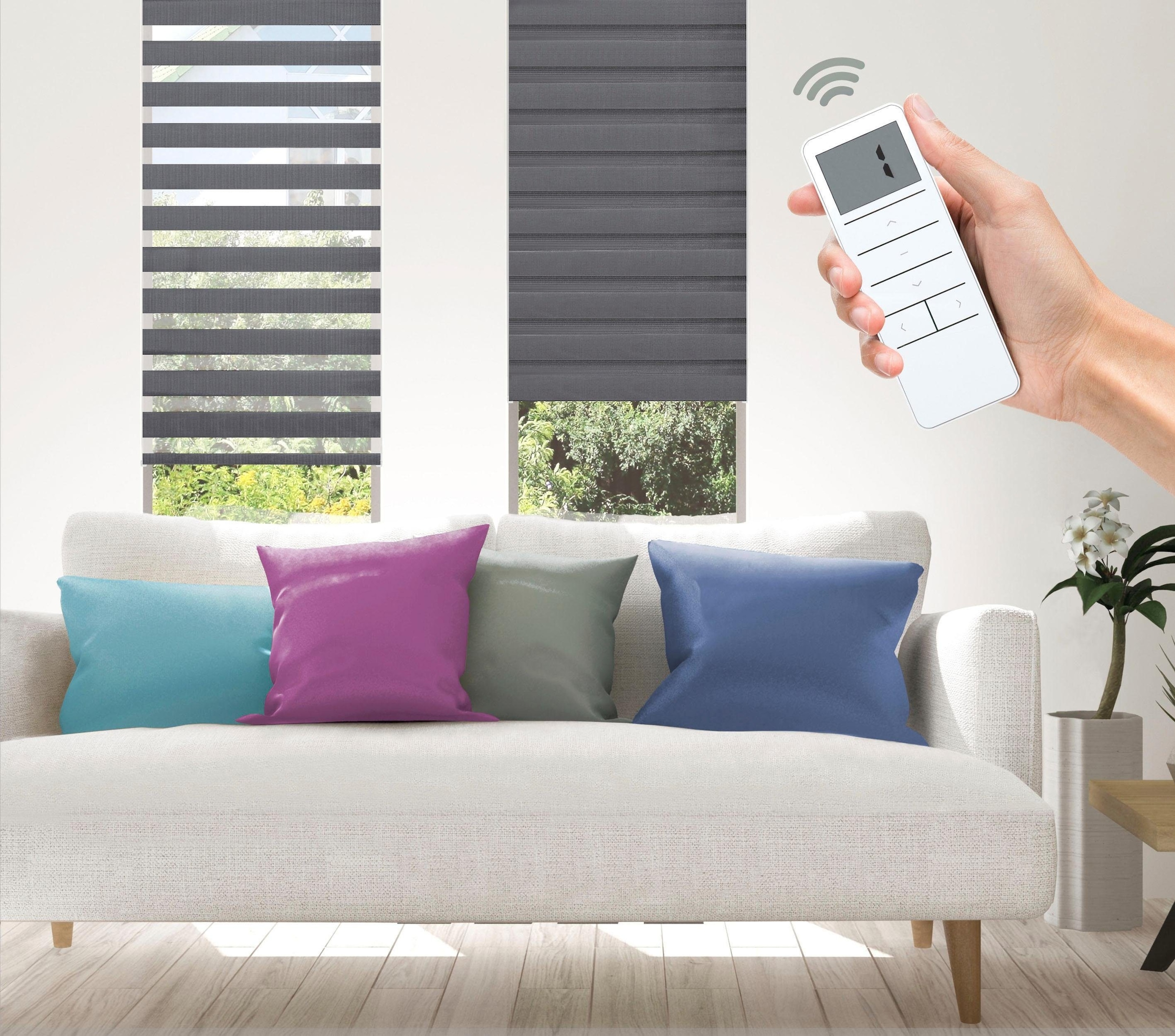 Good Life Elektrisches Rollo »Aline - SMART HOME«, Lichtschutz, ohne Bohren günstig online kaufen