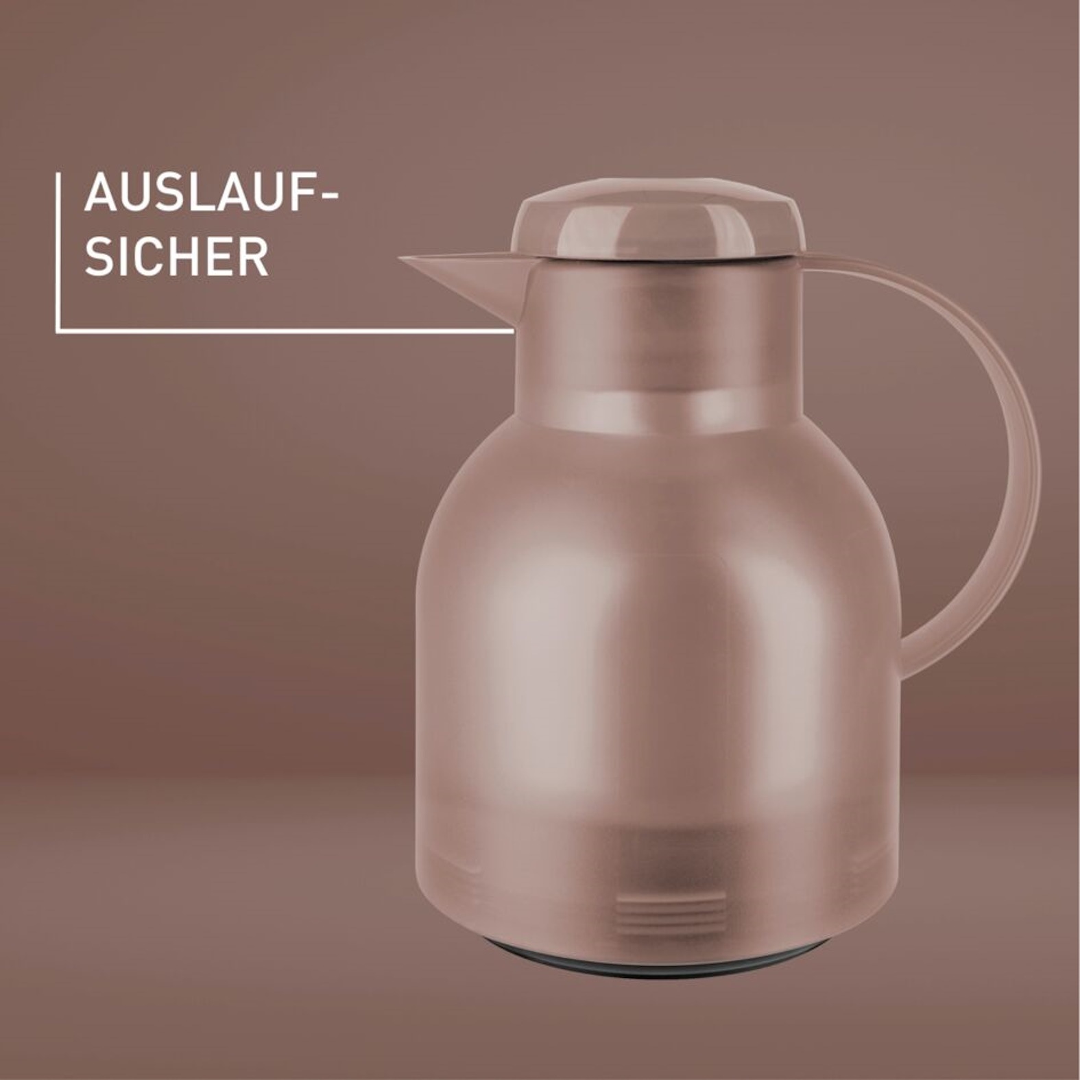 Emsa Isolierkanne »Samba«, 1 l, zeitloses Design, einfacher Knopfdruck, 24h günstig online kaufen