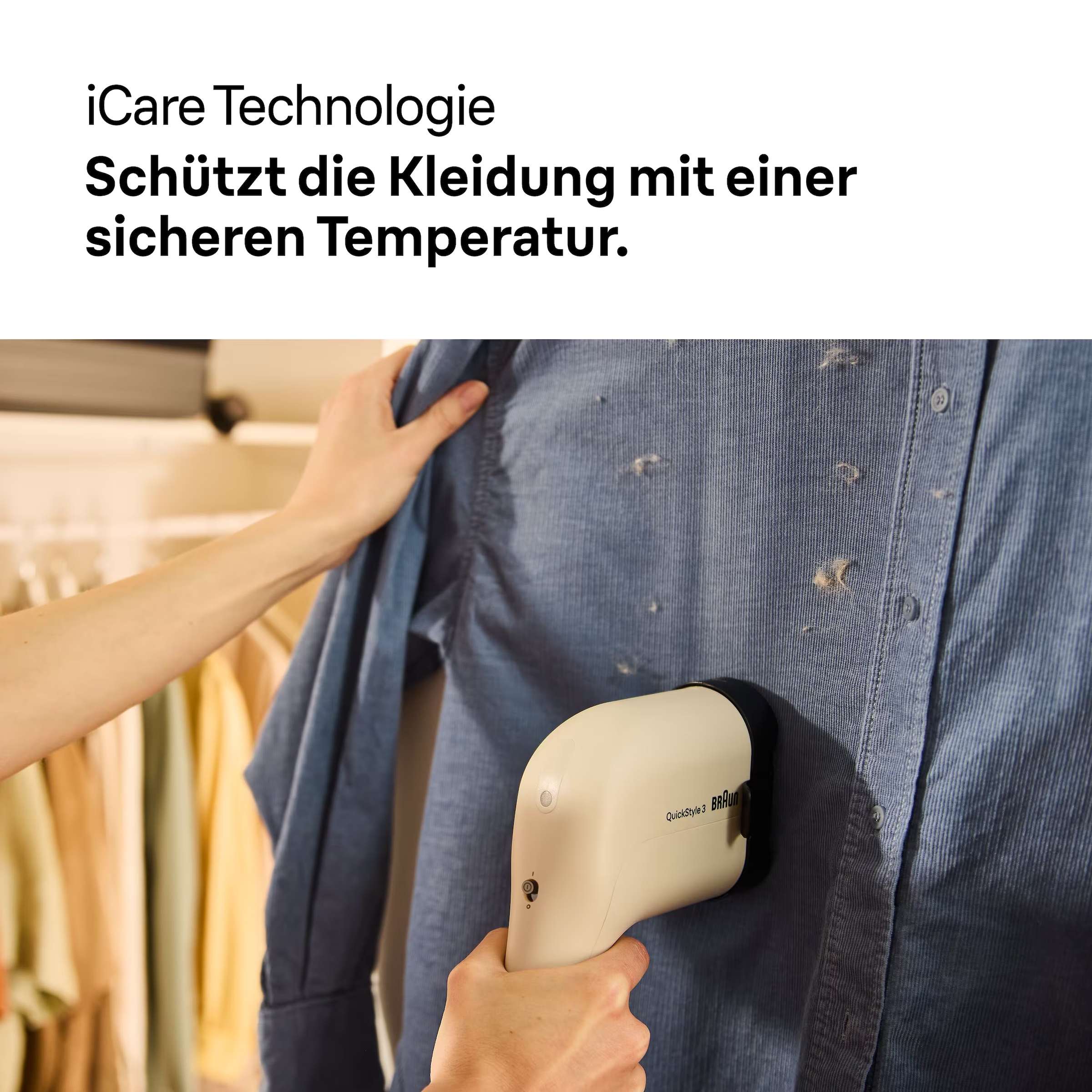 Braun Dampfbürste »QuickStyle GS 3012 BG« 1100 W