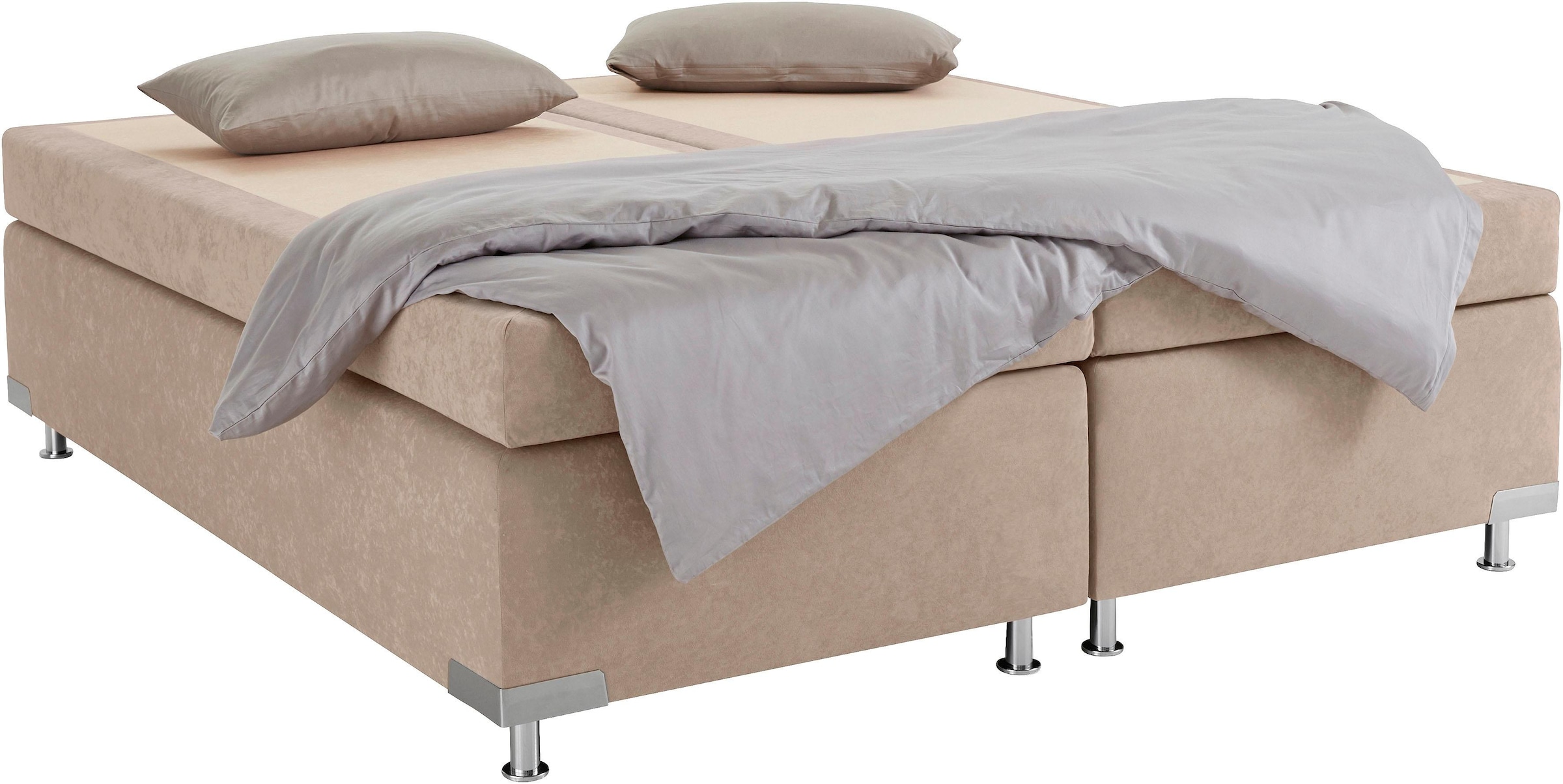 Westfalia Schlafkomfort Boxspringbett »Holland«, ohne Kopfteil, frei im Rau günstig online kaufen