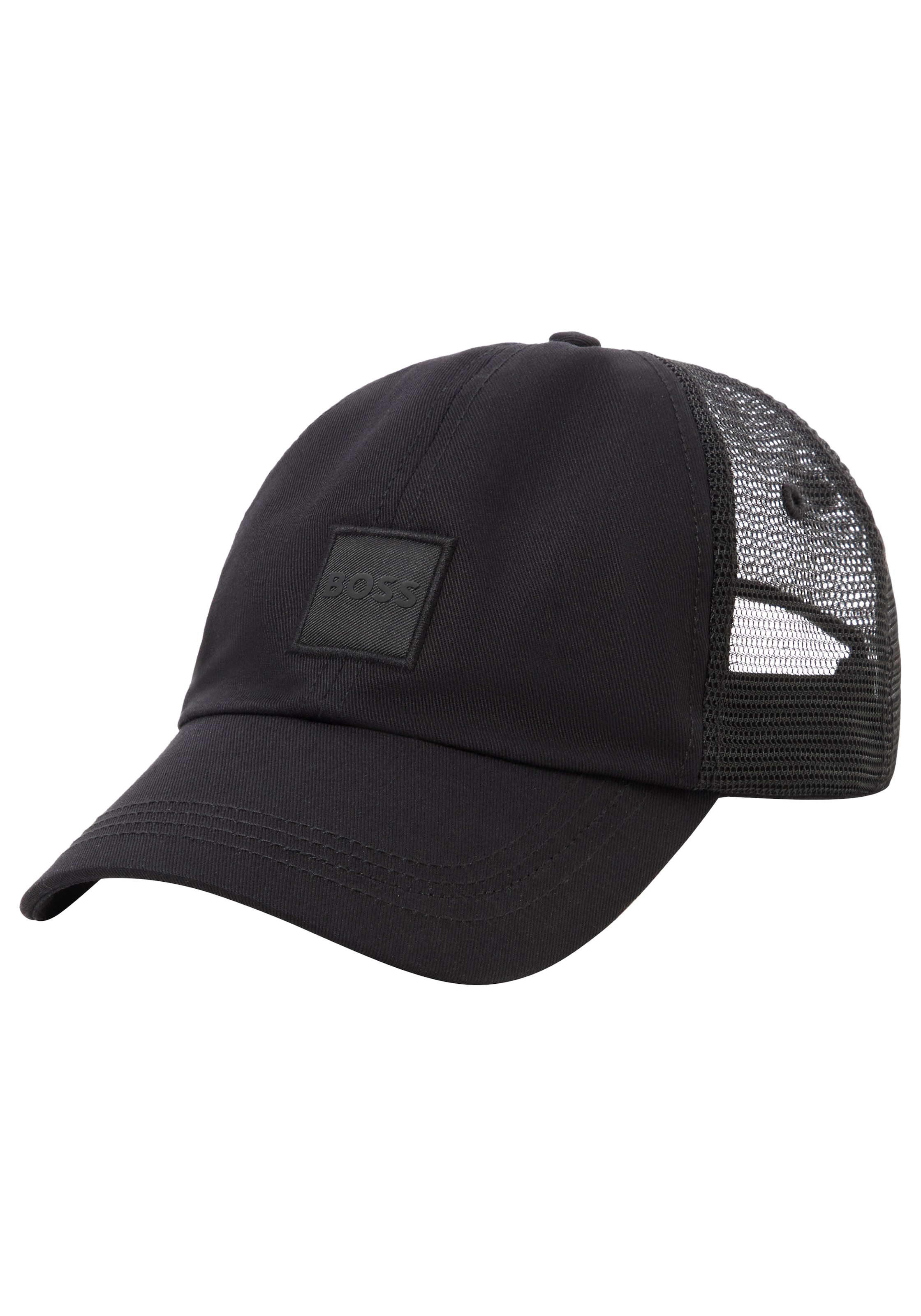 BOSS ORANGE Baseball Cap »Derrel-Trucker-PL« aus Baumwoll-Twill mit Mesh-Einsatz
