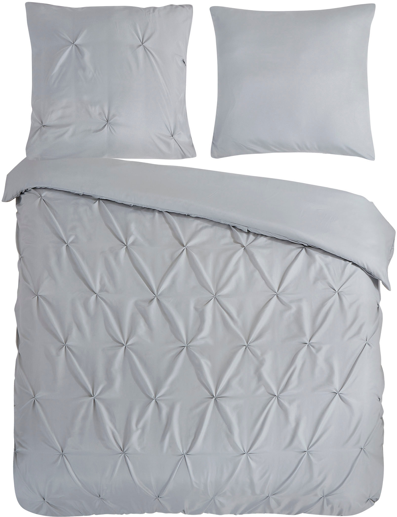 PURE luxury collection Wendebettwäsche »Elegence« 3 Stk. tlg. Mikrofaser, U günstig online kaufen