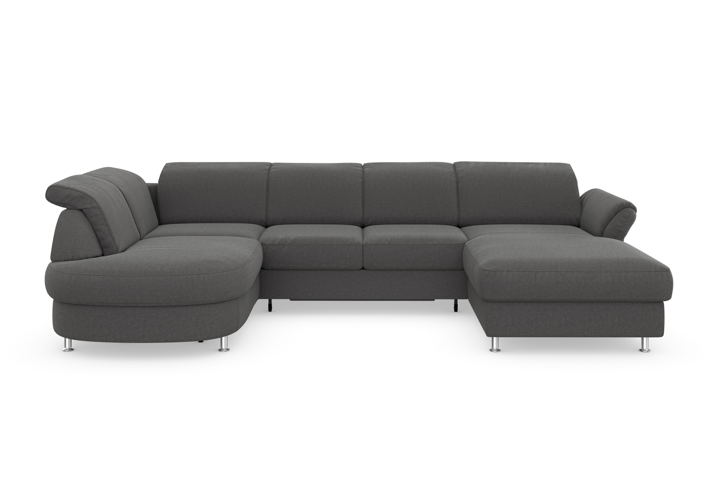 sit&more Wohnlandschaft »Apulia U-Form«, wahlweise Bettfunktion, Bettkasten und Kopf- und Armteilverstellung