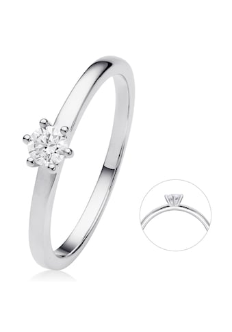 ONE ELEMENT Diamantring »0,20 ct Diamant Brillant Ring aus 585 Weißgold«, Damen Gold... kaufen