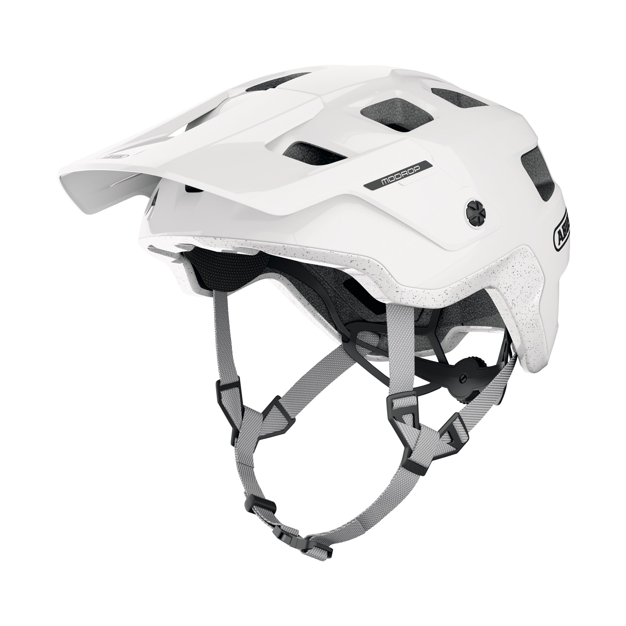 ABUS Fahrradhelm »MODROP« weiß M Kopfumfang: 54cm - 58cm Fahrradhelm