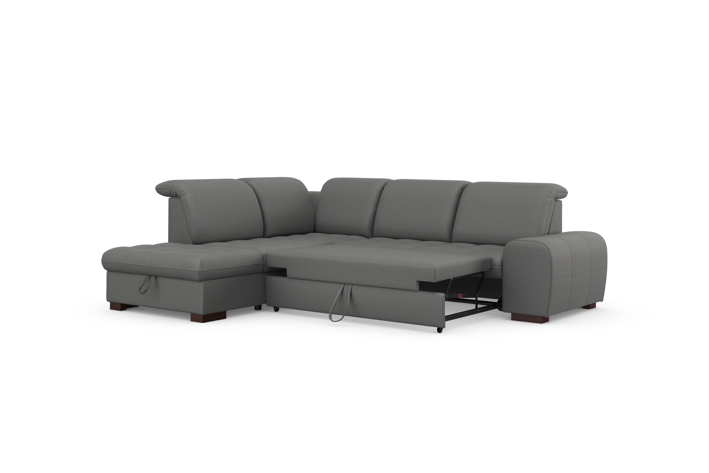 sit&more Ecksofa »Luxor L-Form«, wahlweise mit Bettfunktion, Stauraum und Kopfteilverstellung
