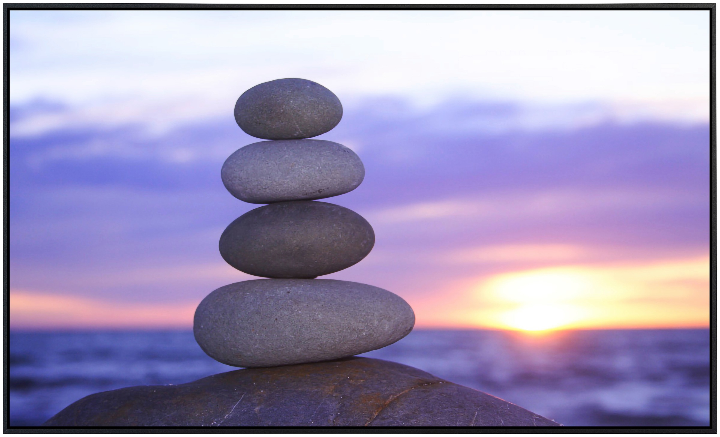 Papermoon Infrarotheizung »Zen Sonnenuntergang«, sehr angenehme Strahlungswärme