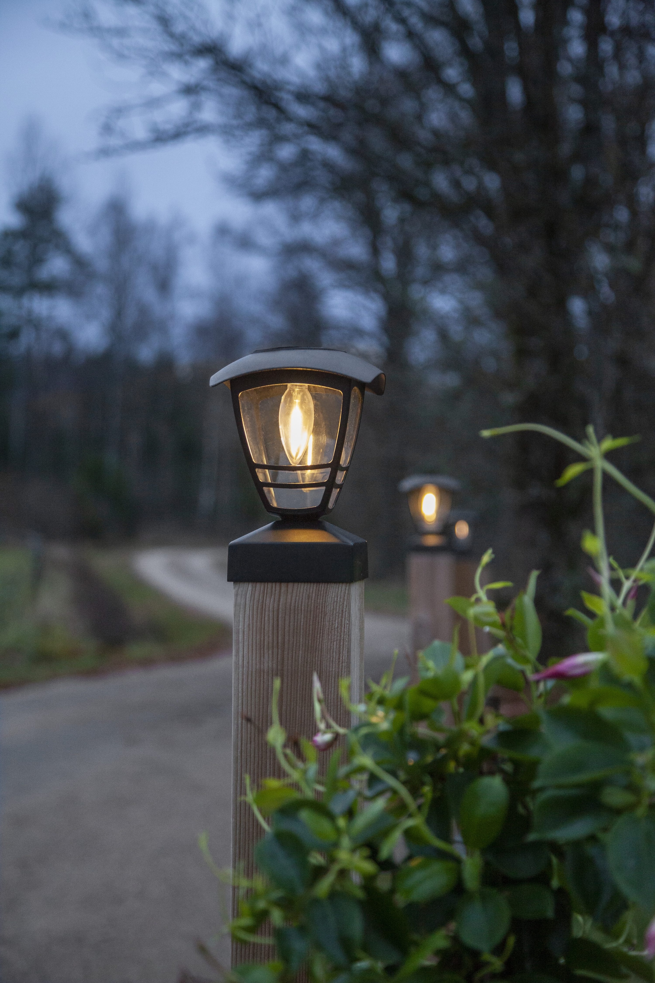 Parforce Traditional Hunting LED Solarleuchte »Solar Dekoration Felix« LED-Board 1 Stk. Warmweiß Pfostenleuchte mit Filament-LED, Dämmerungssensor