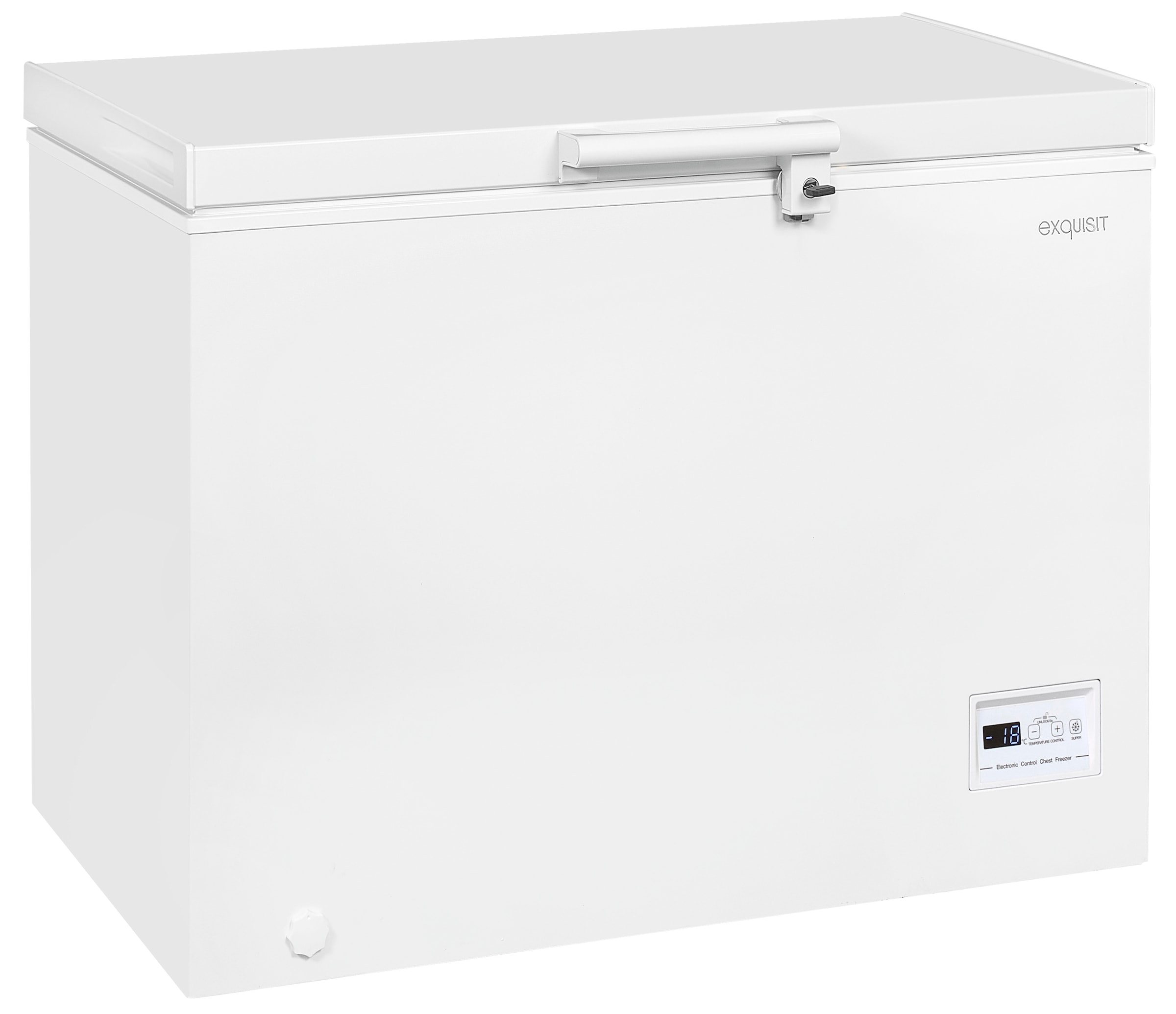 exquisit Gefriertruhe »GT200-HE-041C«, 84,5 cm hoch, 102,6 cm breit, EEK C, 198 L Nutzinhalt, Schnellgefrieren