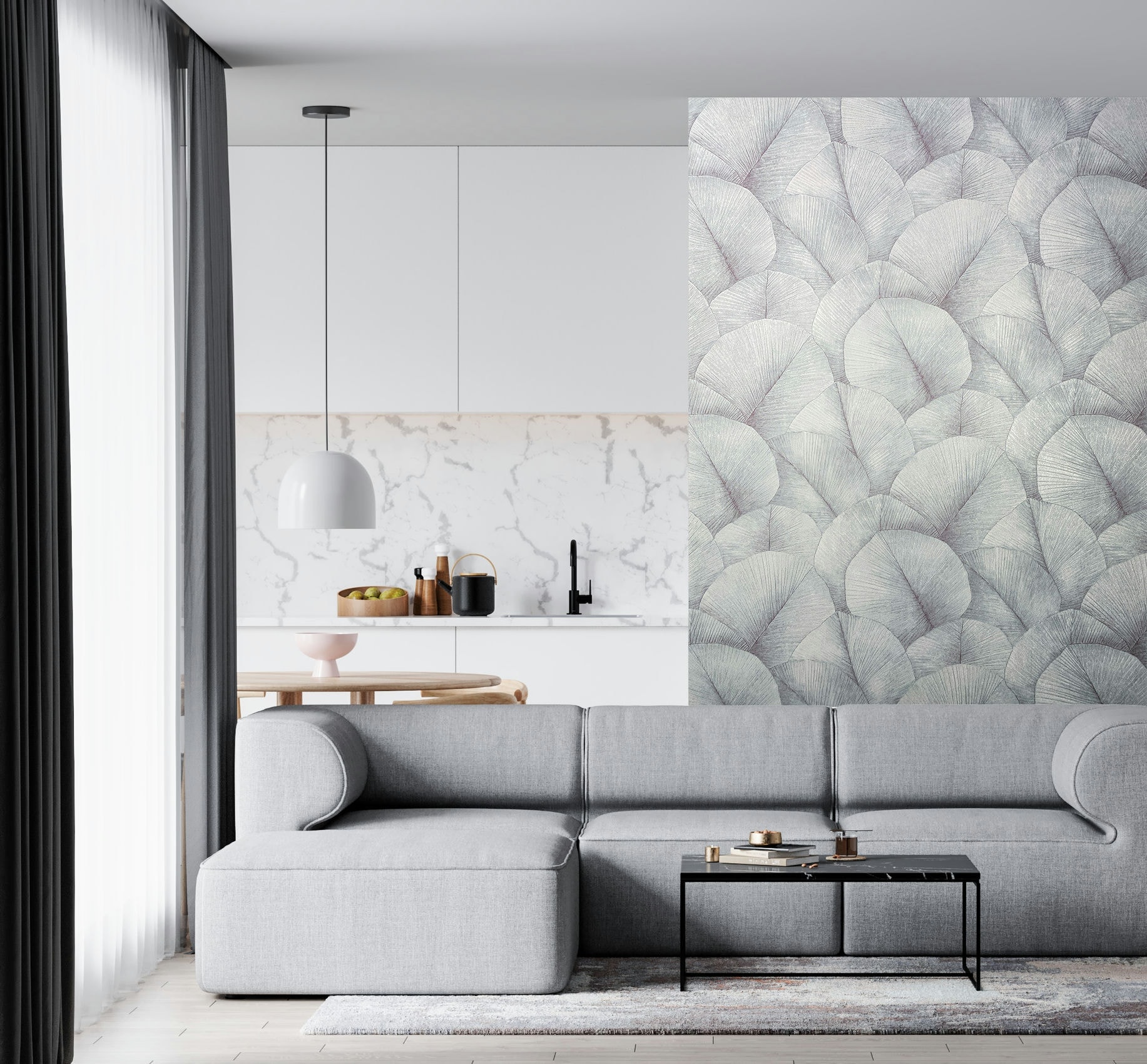 Marburg Vliestapete »Blissful Botanics«, botanisch, moderne Tapete für Wohnzimmer Schlafzimmer Küche