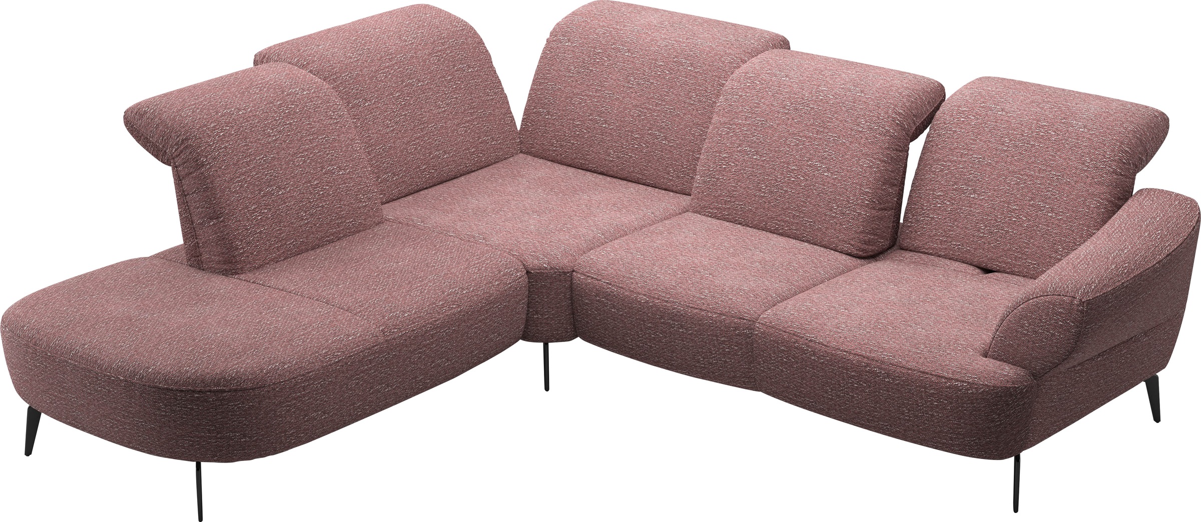 sit&more Ecksofa »Dance«, inkl.System Click&Seat und Sitztiefenverstellung