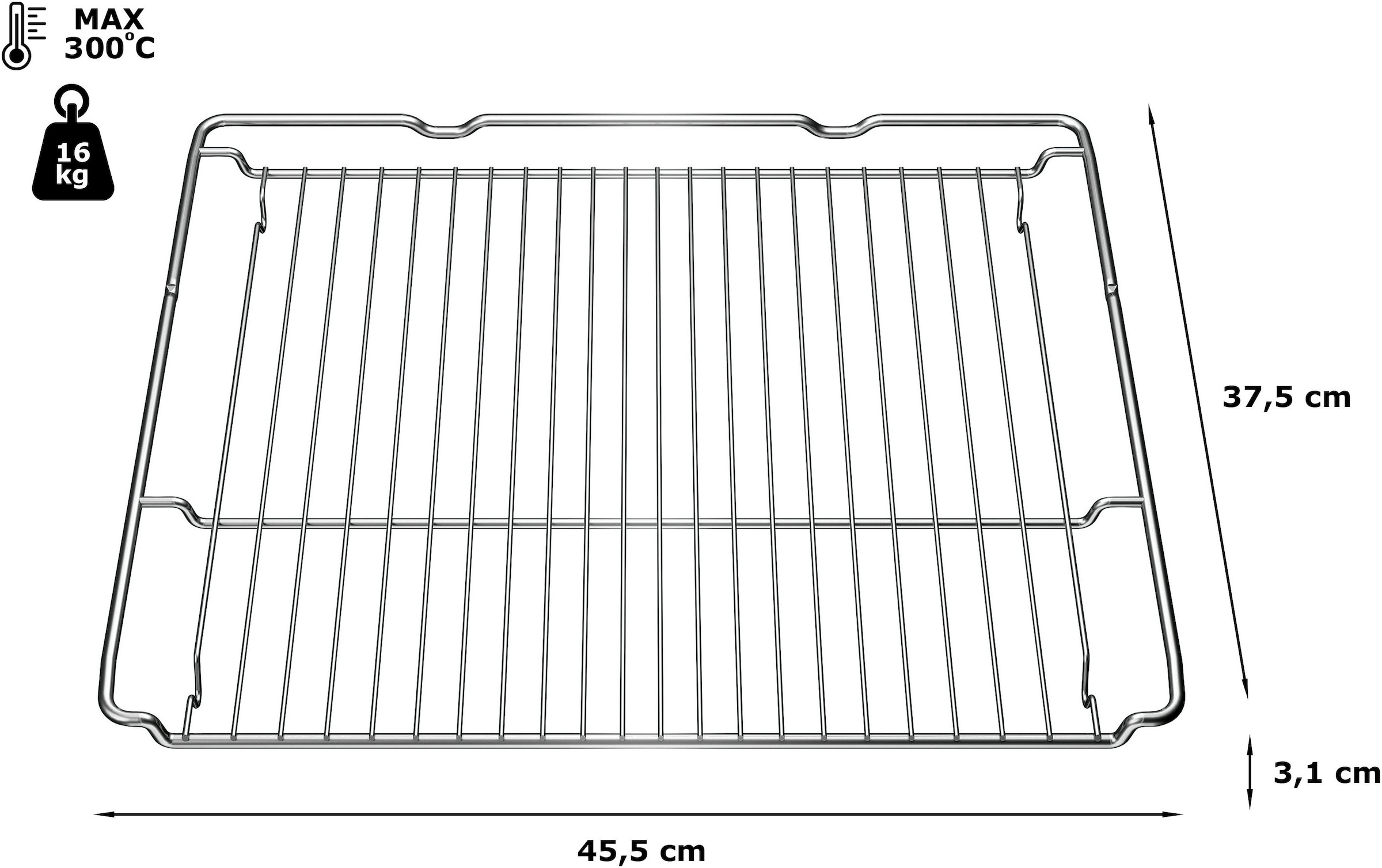 BOSCH Grillrosteinsatz »HEZ634000«, Stahl