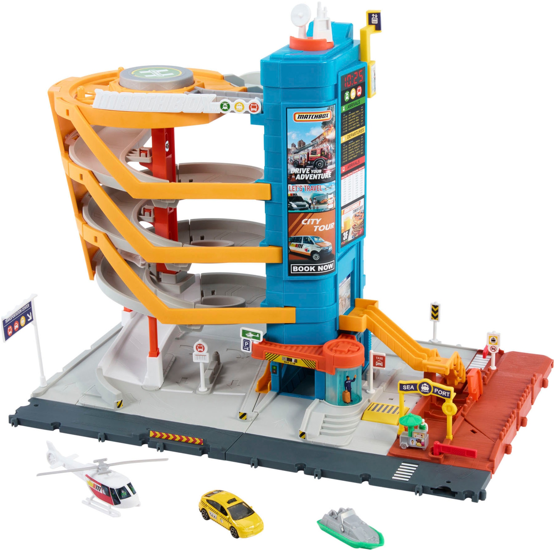 MATCHBOX Spiel-Parkhaus »Action Drivers Transport-Center«