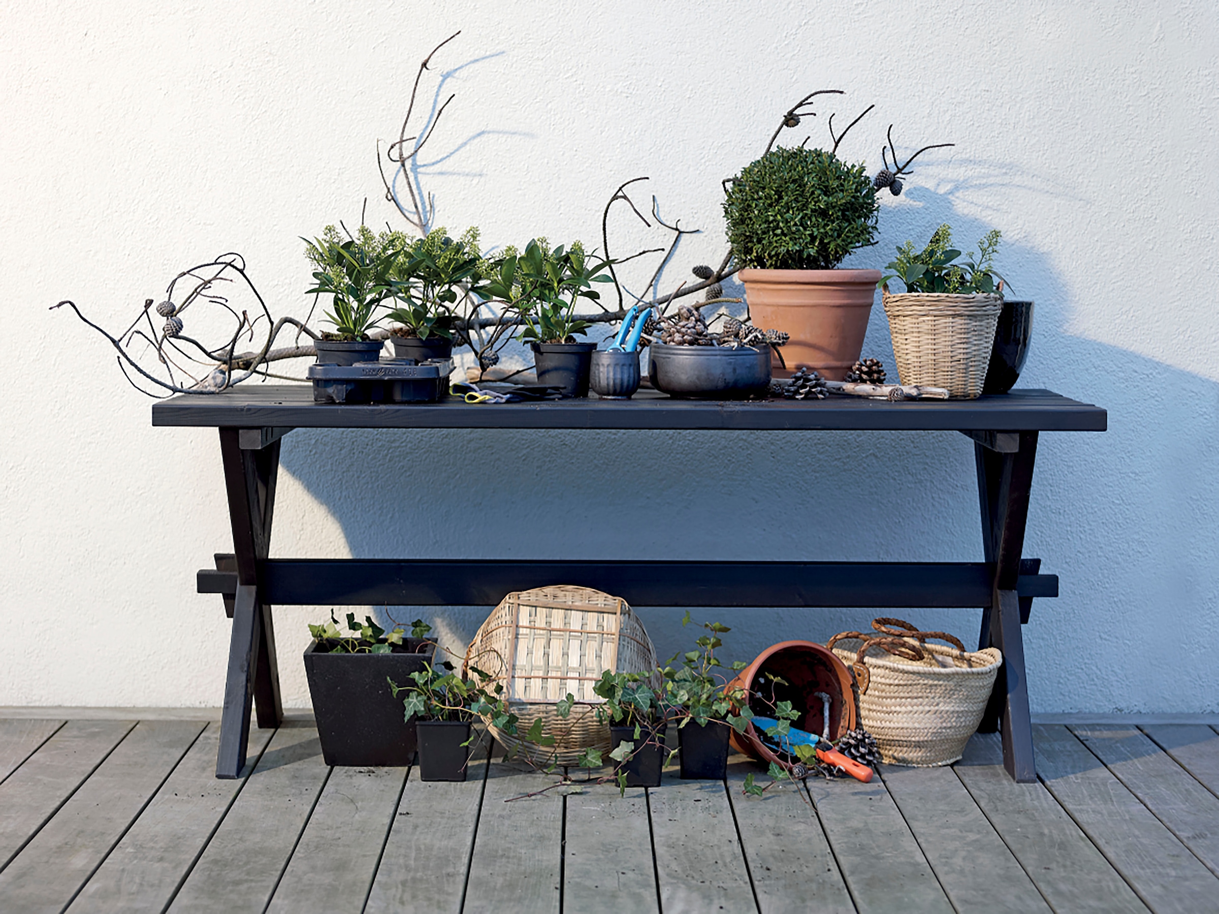 PLUS Gartentisch »»Nostalgi« Plankentisch«, (1 St.), 177x76x72 cm