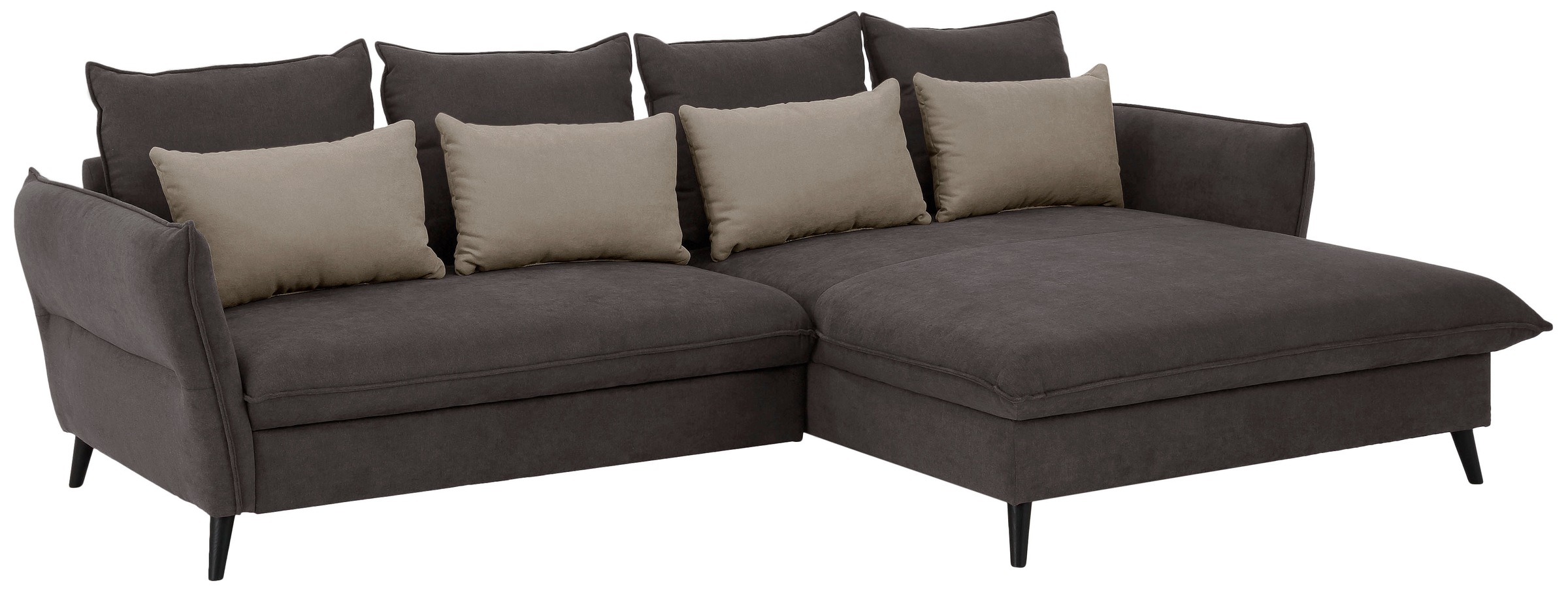 Home affaire Ecksofa »Tirano, moderne Optik, komfortabel, Breite 274cm,L-Fo günstig online kaufen