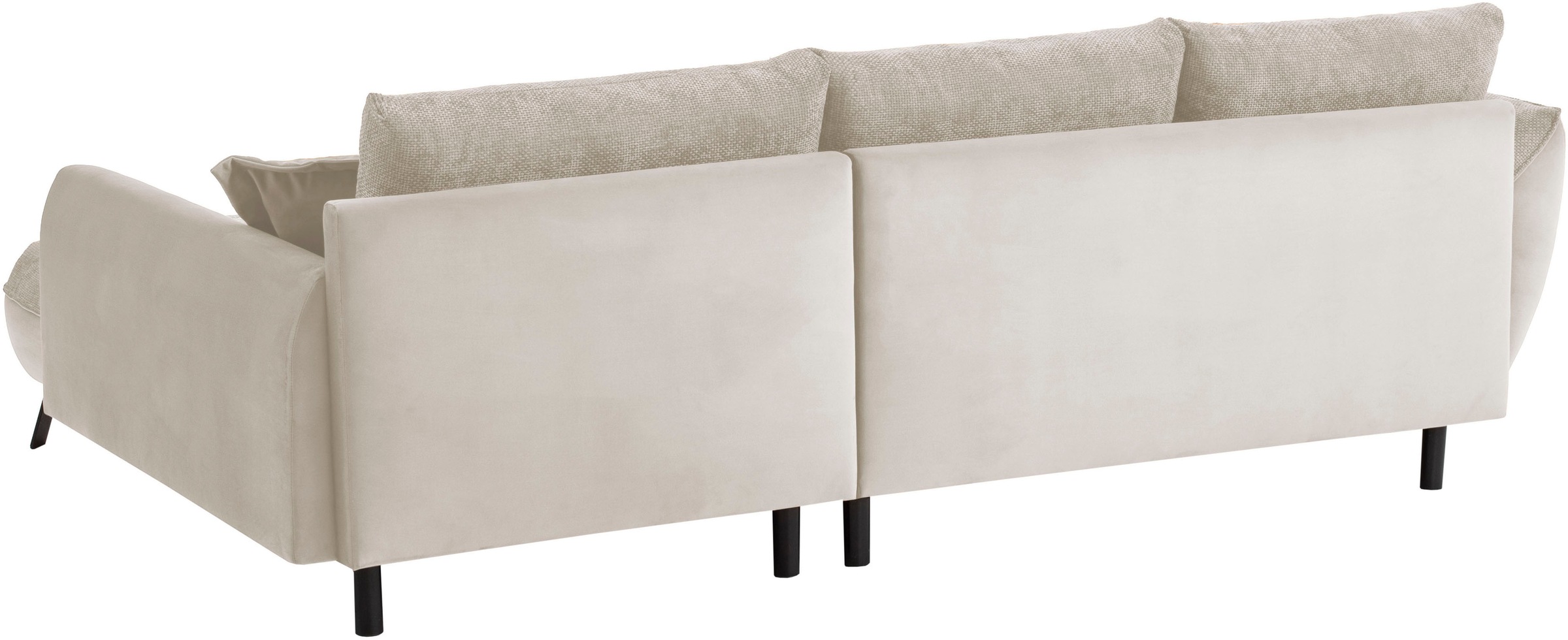 exxpo - sofa fashion Ecksofa, stabile Rücken - Kissen, bequem und modern