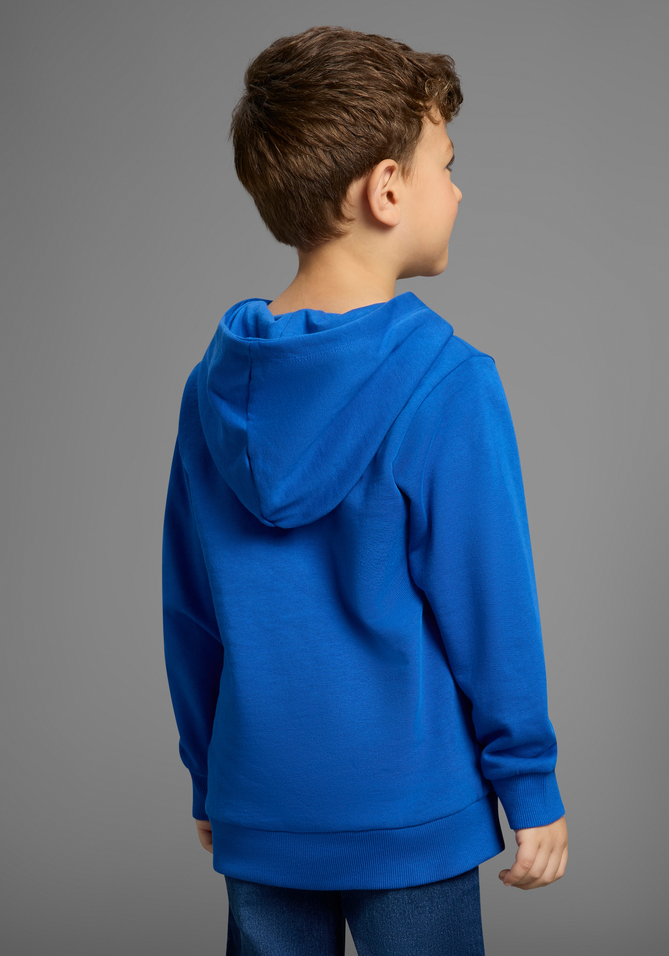 KIDSWORLD Kapuzensweatshirt »BEST JOB EVER!«, Kapuzensweatshirt mit Traktor-Print