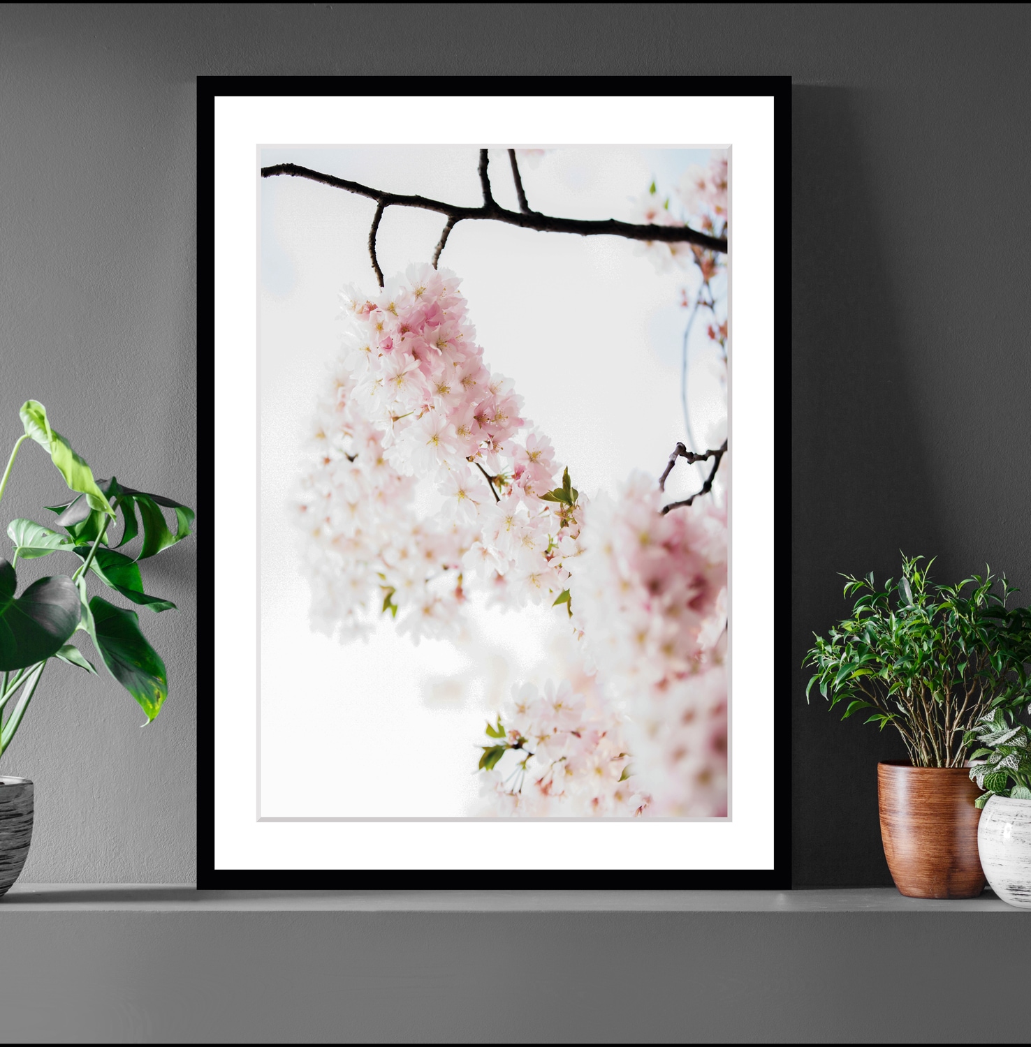 queence Bild »Lilly«, Blumen, Blumen, gerahmt günstig online kaufen