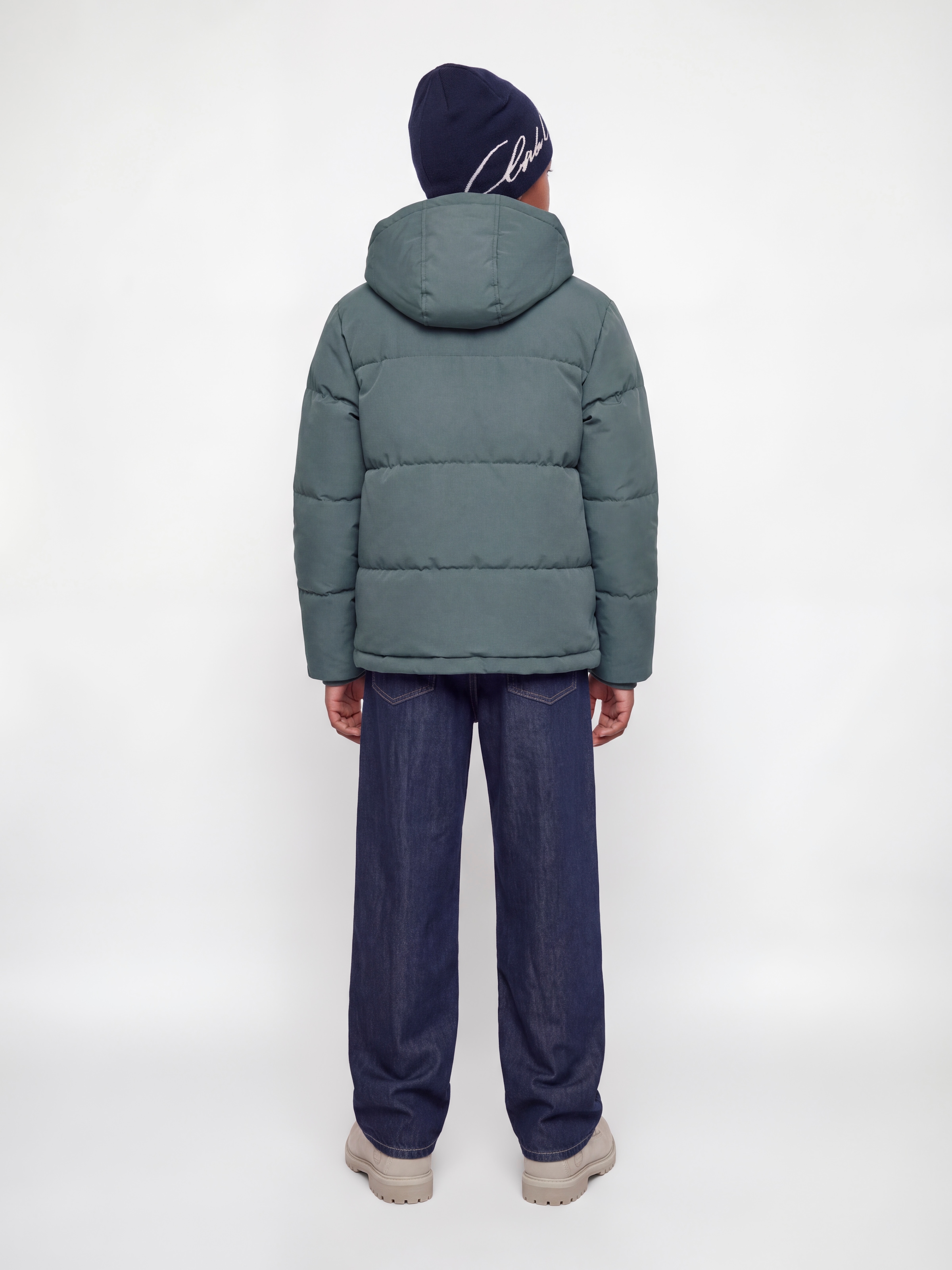 Jack & Jones Junior Steppjacke »JJESOHO PUFFER HOOD AW26 SN JNR« mit Kapuze Kunstfaser, regular fit