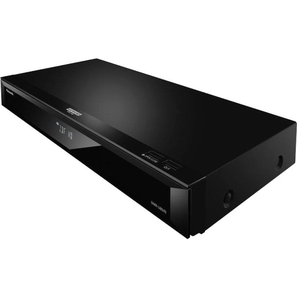 Panasonic Blu-ray-Rekorder »DMR-UBS70«, 4k Ultra HD, WLAN-LAN (Ethernet), 4K Upscaling, 500 GB Festplatte, für DVB-S, Satellitenempfang