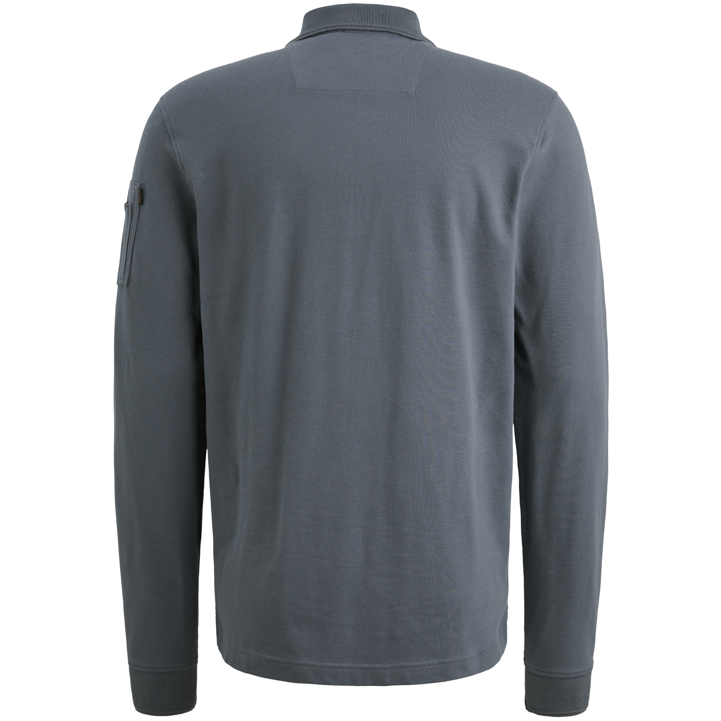 PME LEGEND Langarm-Poloshirt mit Logo Stickerei