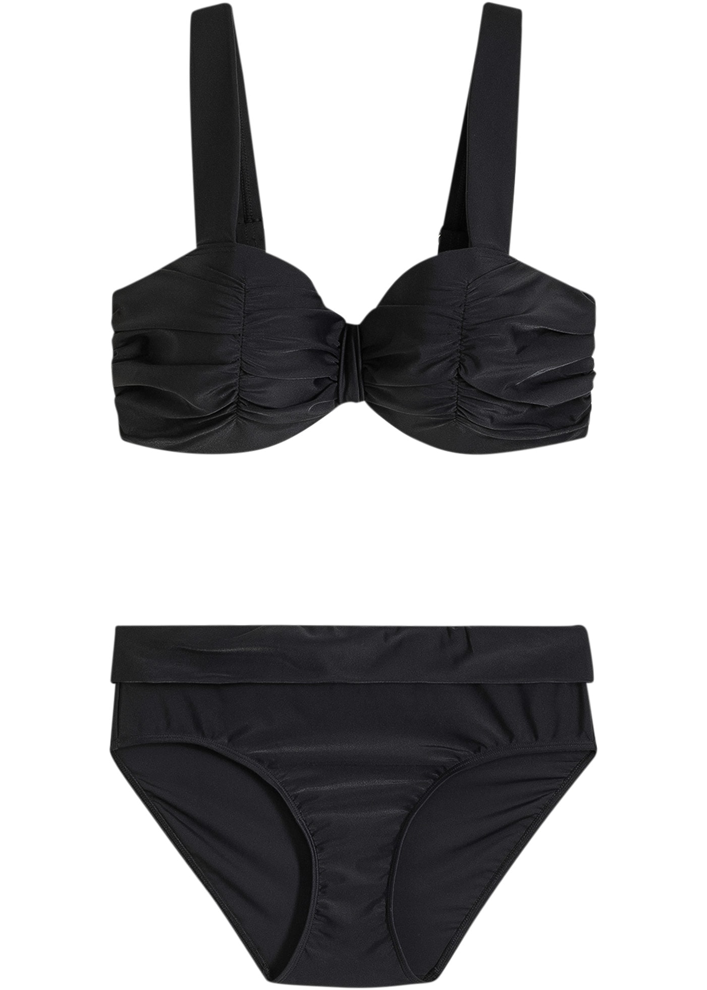 bonprix Balconette-Bikini »Balconette-Bikini mit gepolsterten Trägern (2-tlg.Set)« Set, 2,  Balconette-Bikini (2-tlg.Set)