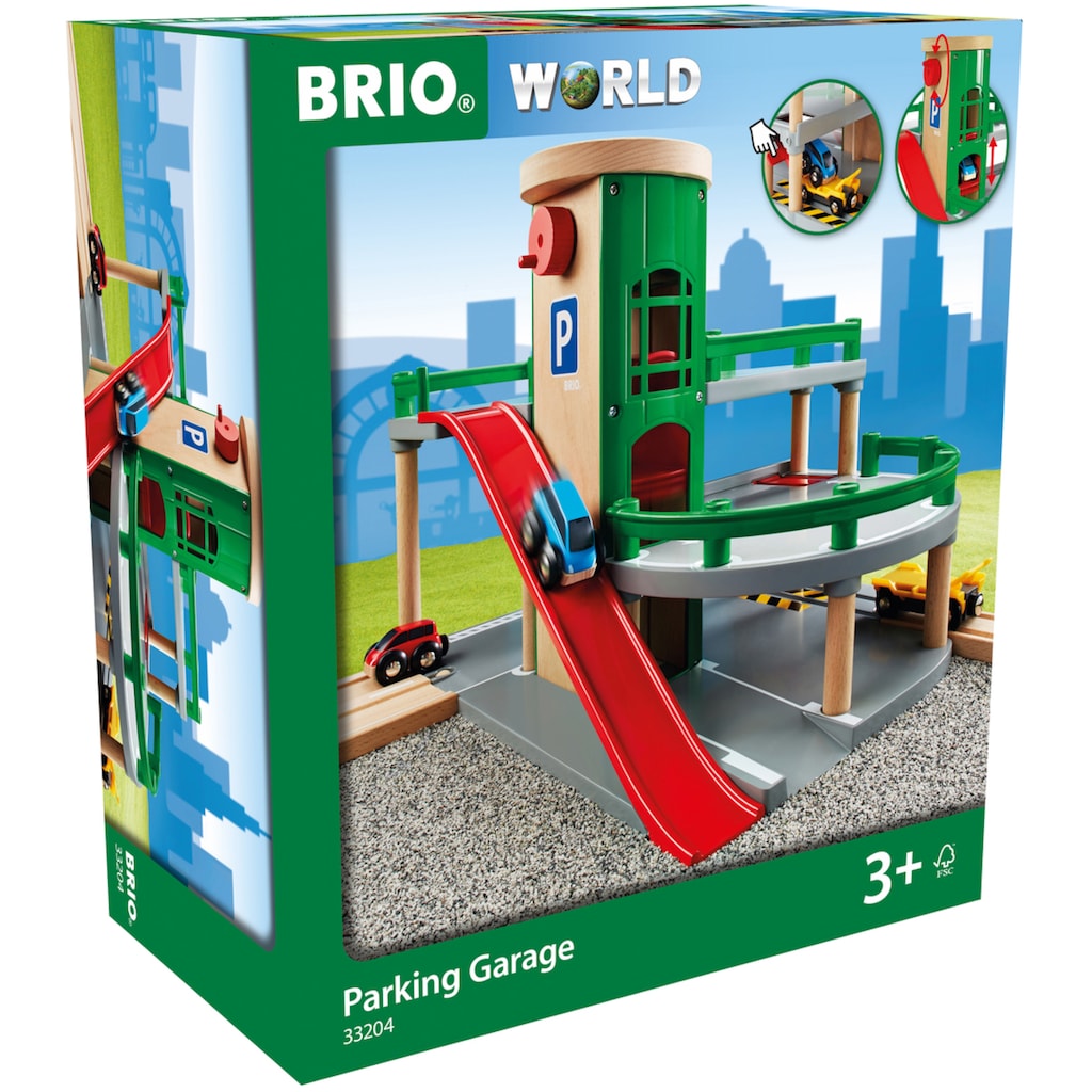 BRIO® Spiel-Parkhaus »BRIO® WORLD, Parkhaus, Straßen & Schienen«