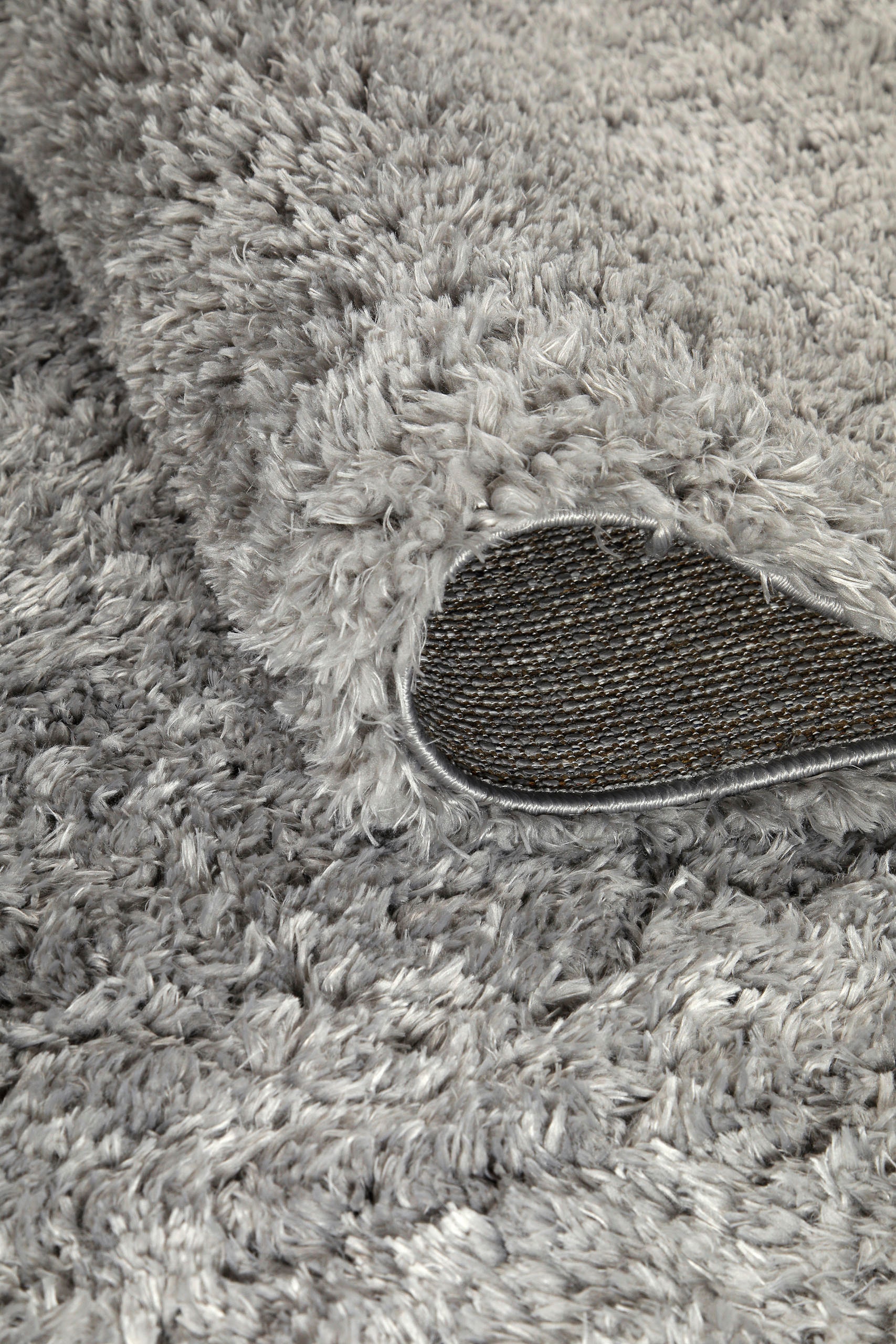 my home Hochflor-Teppich »Josetta«, rund, 50 mm Höhe, Langflor, Shaggy, dichter weicher Hochflor, uni farben, Wohnzimmer