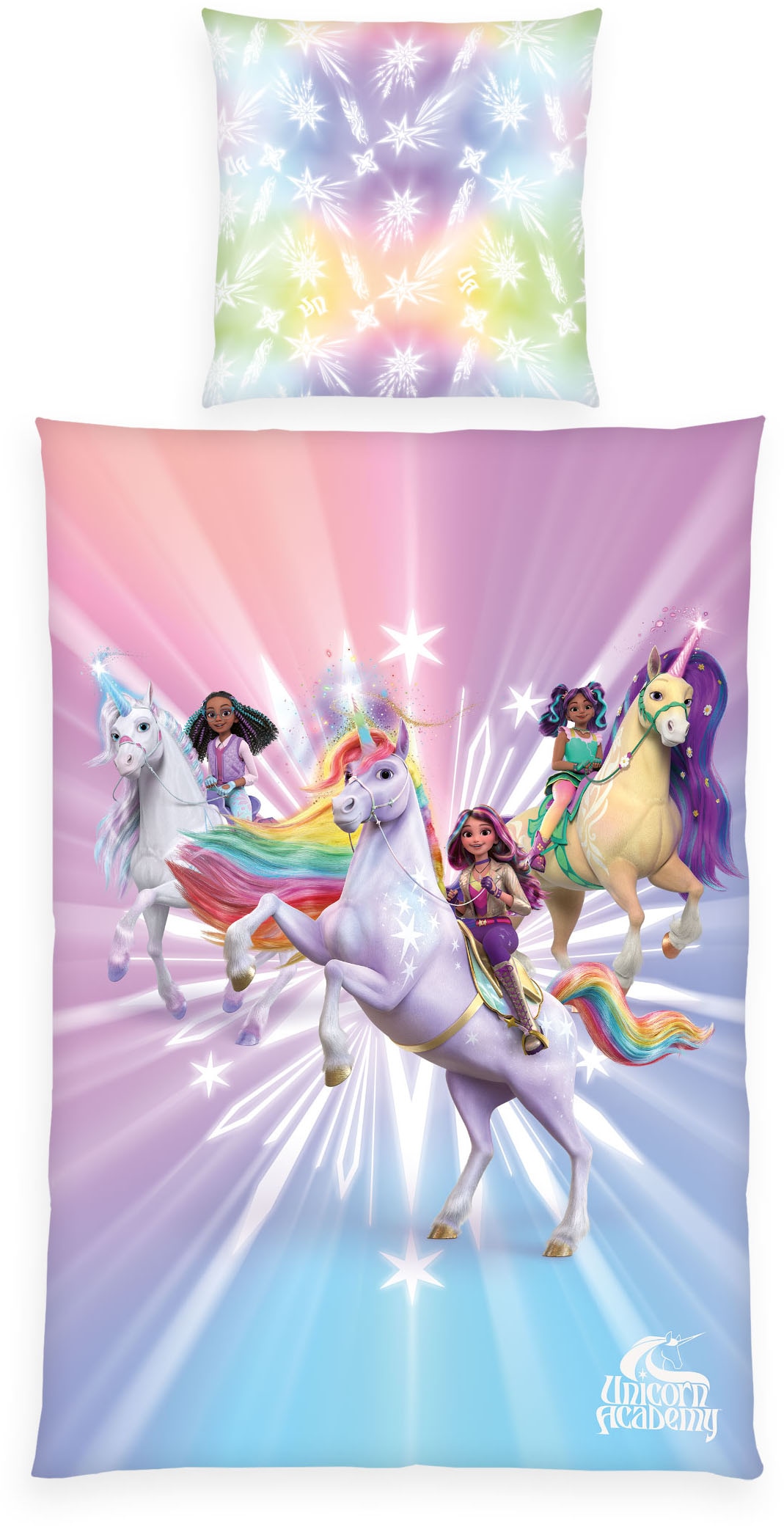 Unicorn Academy Bettwäsche »Unicorn Academy«, Wendebettwäsche günstig online kaufen