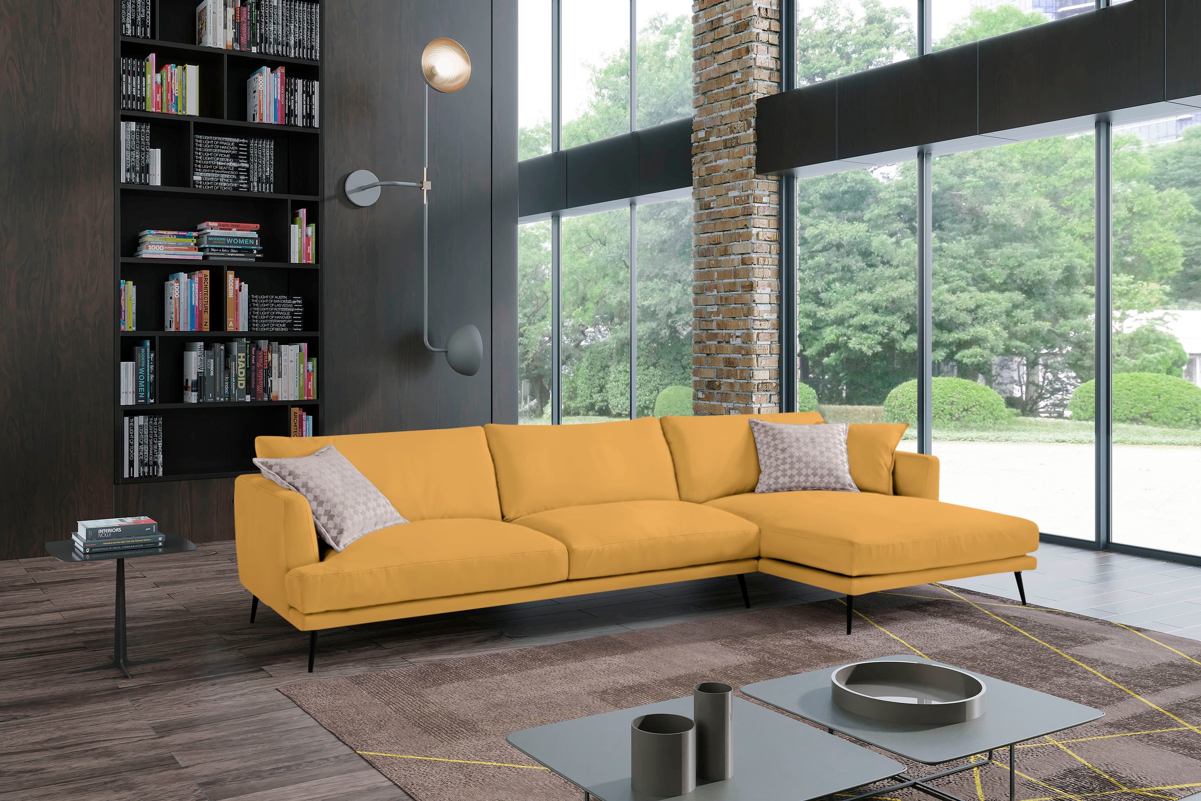 Egoitaliano Ecksofa »Sophia, Designsofa mit extrakomfortablem Sitzkomfort«, günstig online kaufen