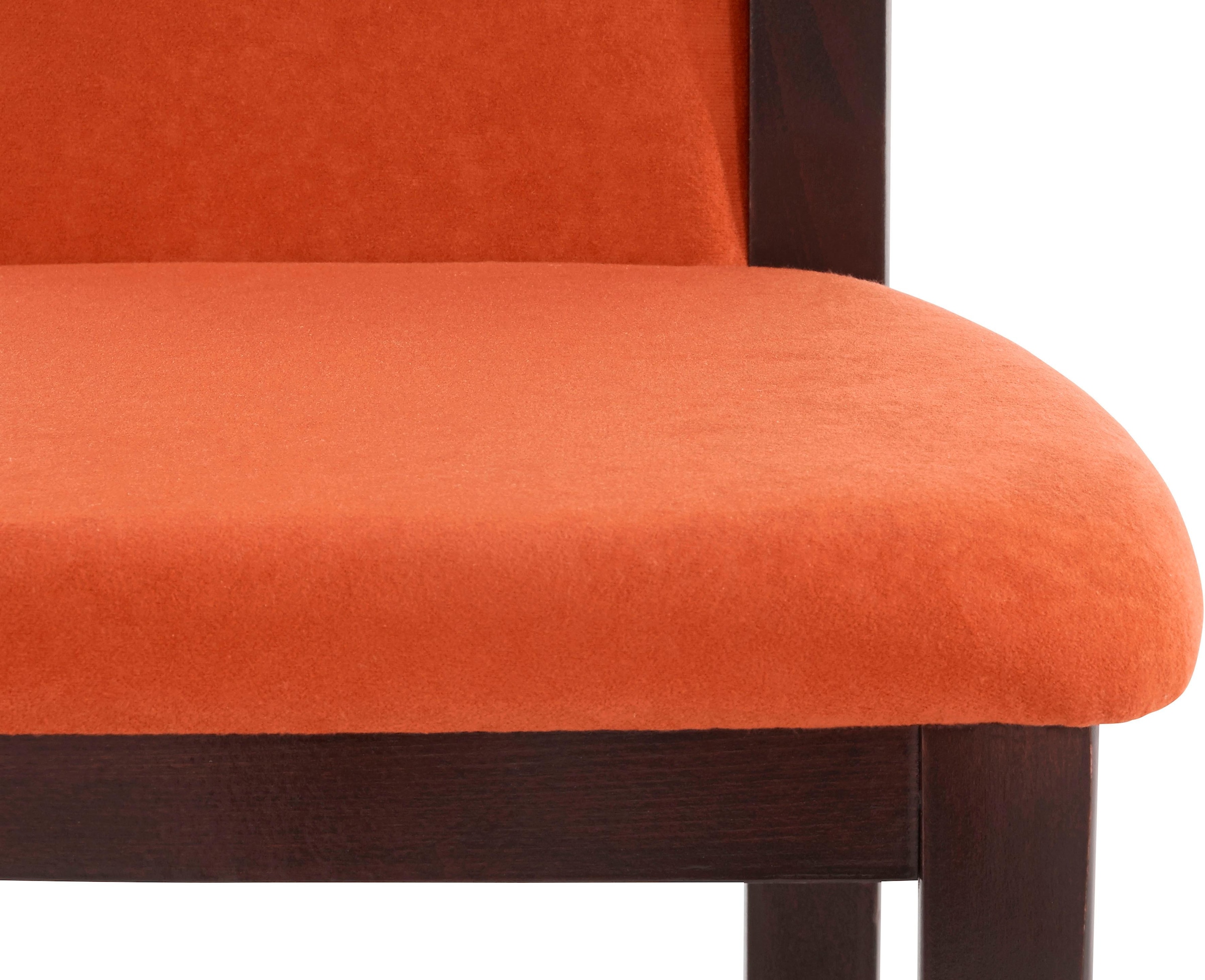 INOSIGN Esszimmerstuhl »Paris«, (Set), 2 St., Webstoff, mit schönem Webstoff Bezug und Holzgestell, Sitzhöhe 47,5 cm
