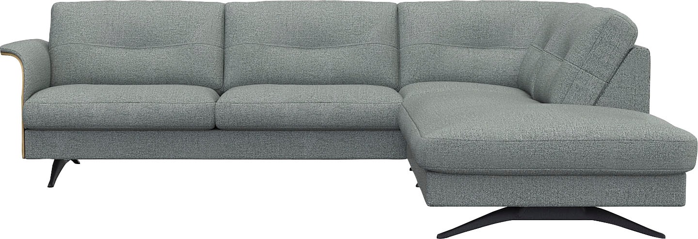 FLEXLUX Ecksofa »Glow bequem und komfortabel durch hochwertigen Sitzaufbau, günstig online kaufen