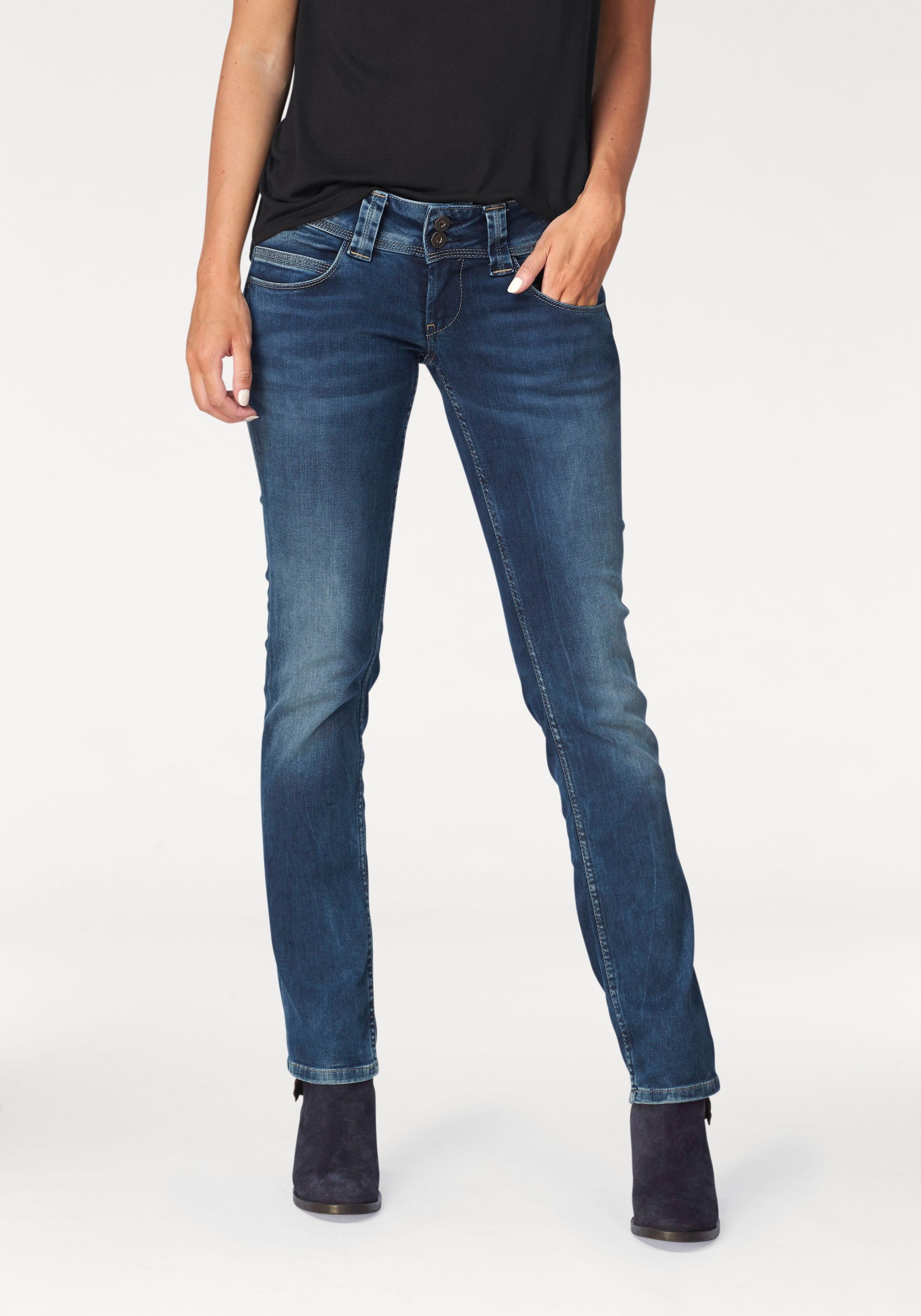 Regular-fit-Jeans online mit »VENUS«, Jeans kaufen Pepe Badge