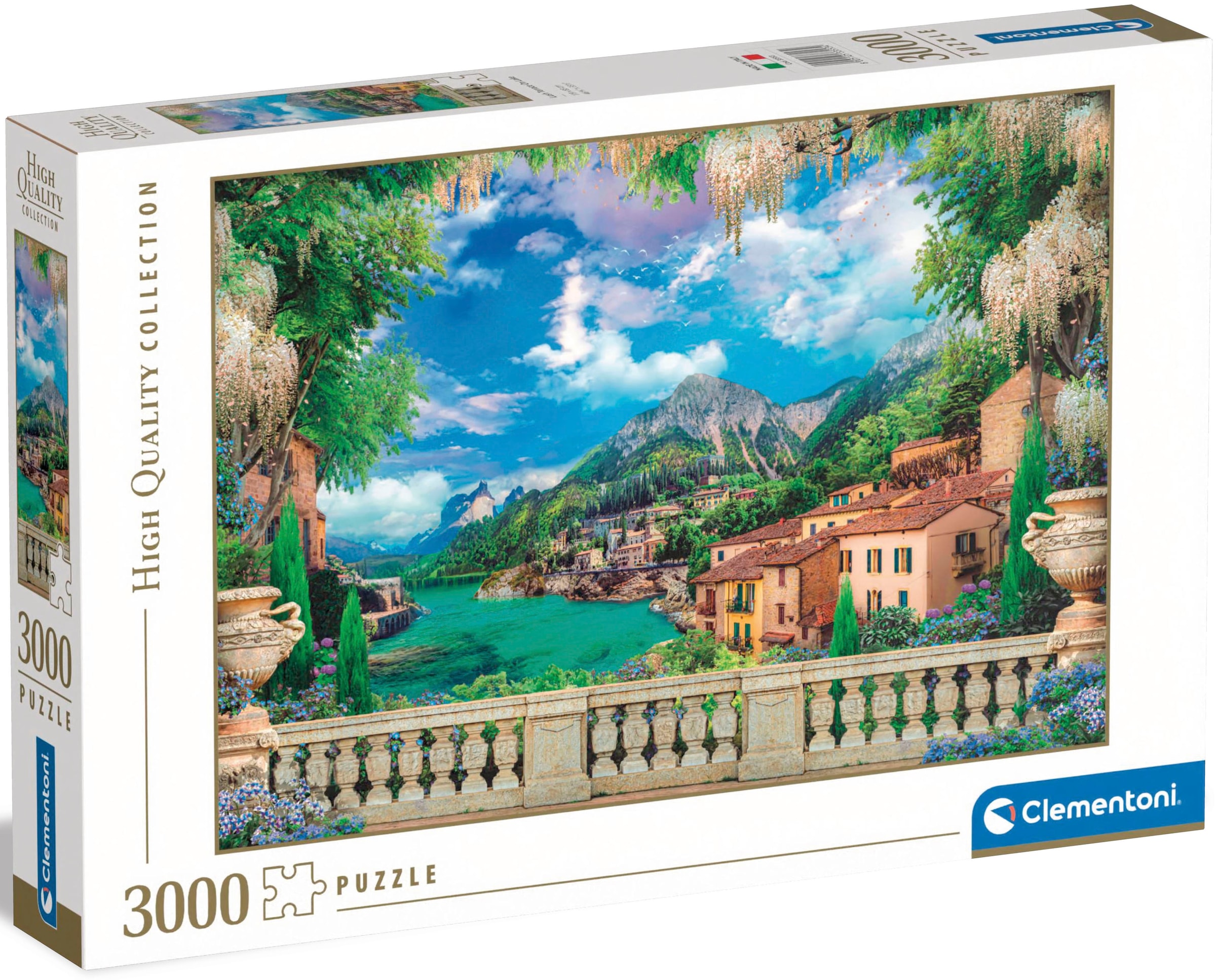 Clementoni® Puzzle »High Quality Collection, Herrliche Terrasse am See«, Made in Europe; FSC® - schützt Wald - weltweit