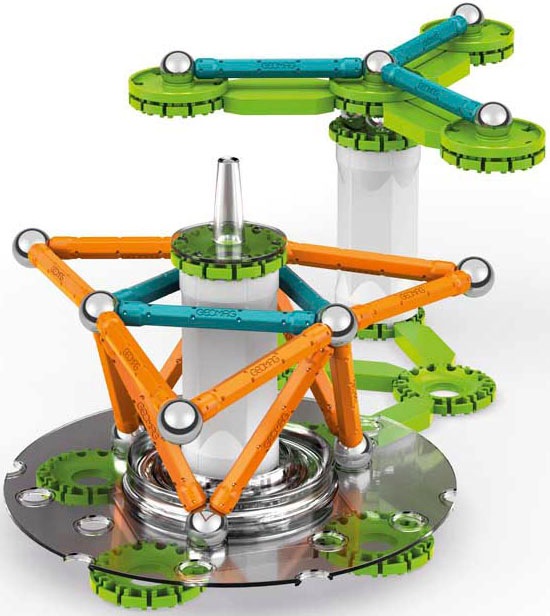 Geomag™ Magnetspielbausteine »GEOMAG™ Mechanics Motion, Recycled Magnetic Gears«, (96 St.), aus recyceltem Material