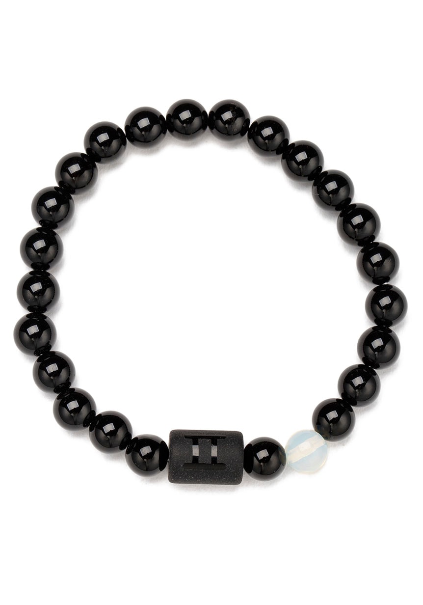 Firetti Armband »Schmuck Geschenk Armschmuck Armkette Edelstein Sternzeichen«, Made in Germany - mit Onyx und Geburtsstein