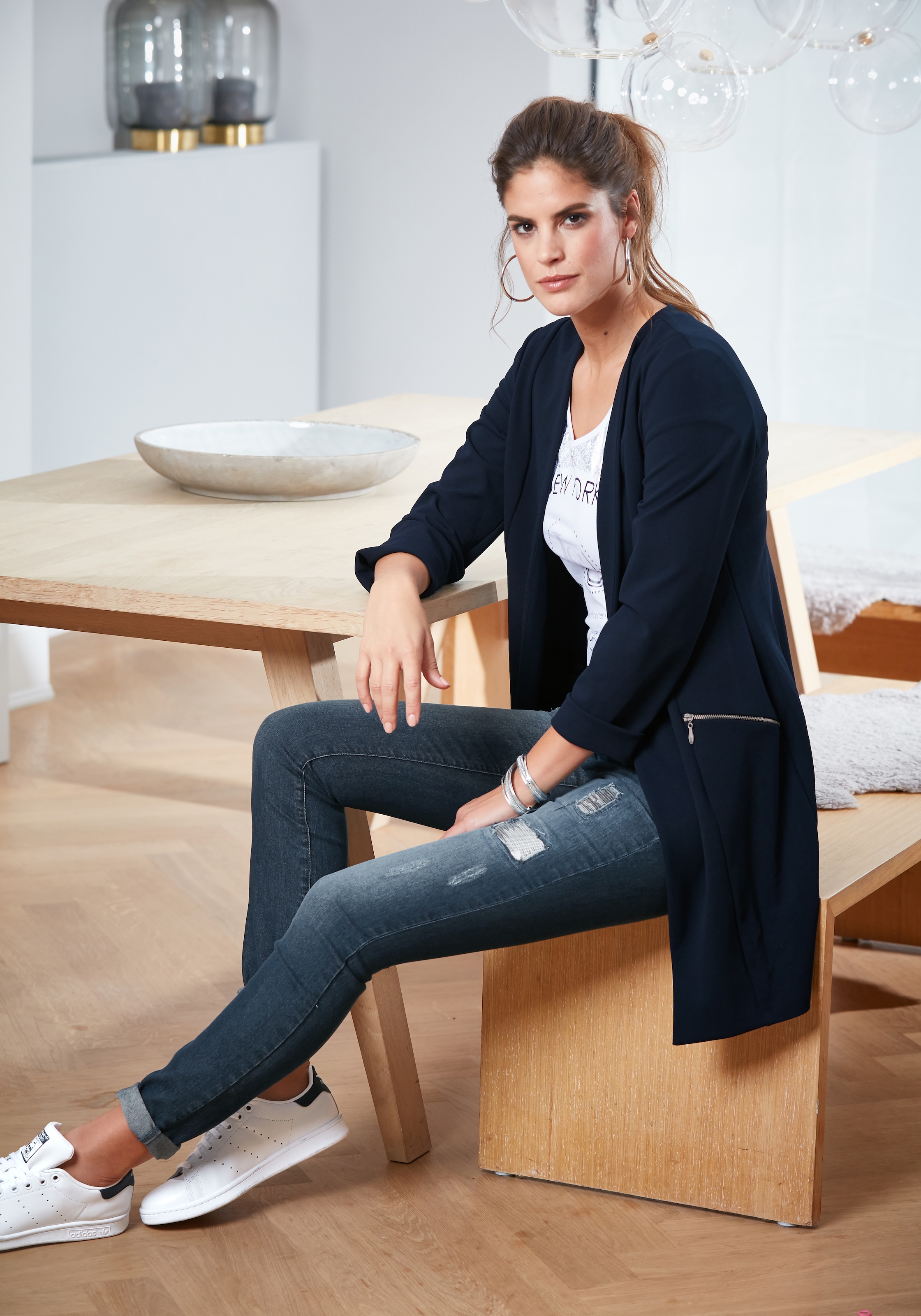 Laura Scott Longblazer, mit Reißverschlüssen