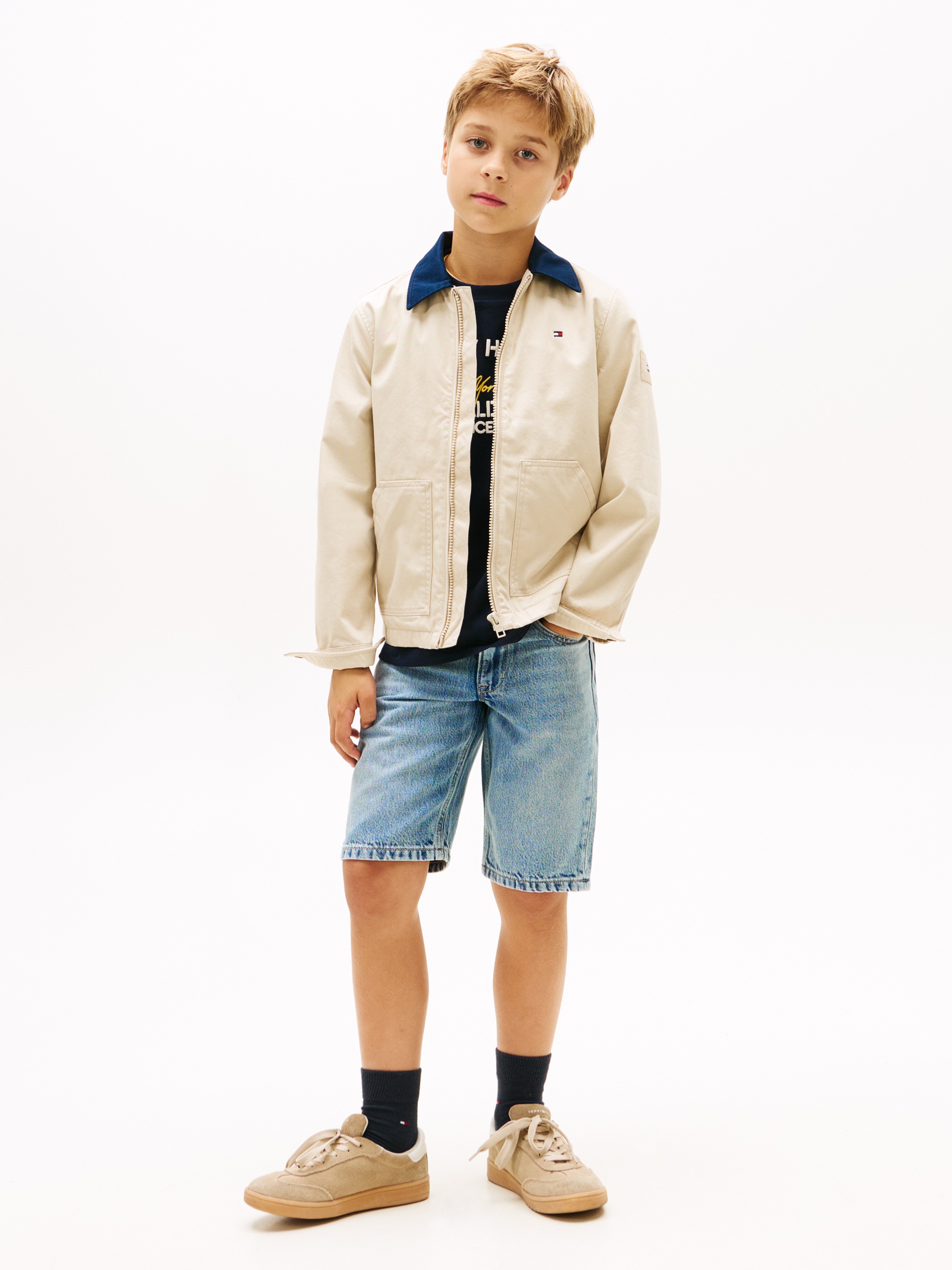 Tommy Hilfiger Jeansshorts »STRAIGHT DENIM« Kinder bis 16 Jahre, gerade Passform