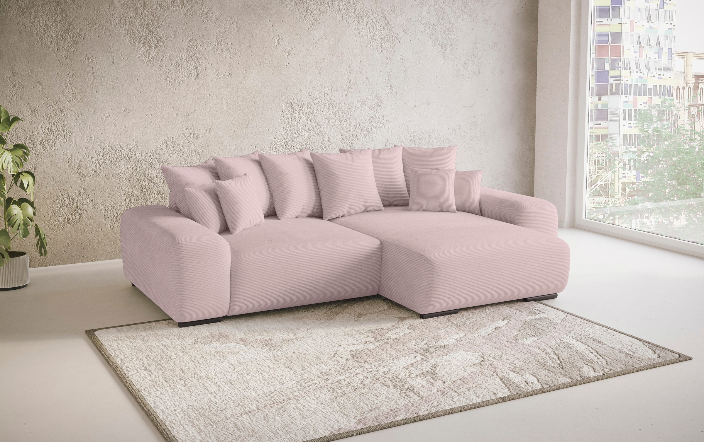 Mr. Couch Polsterecke »Sundance, L-Form«, Dauerschläfer mit Bett, Bettkaste günstig online kaufen