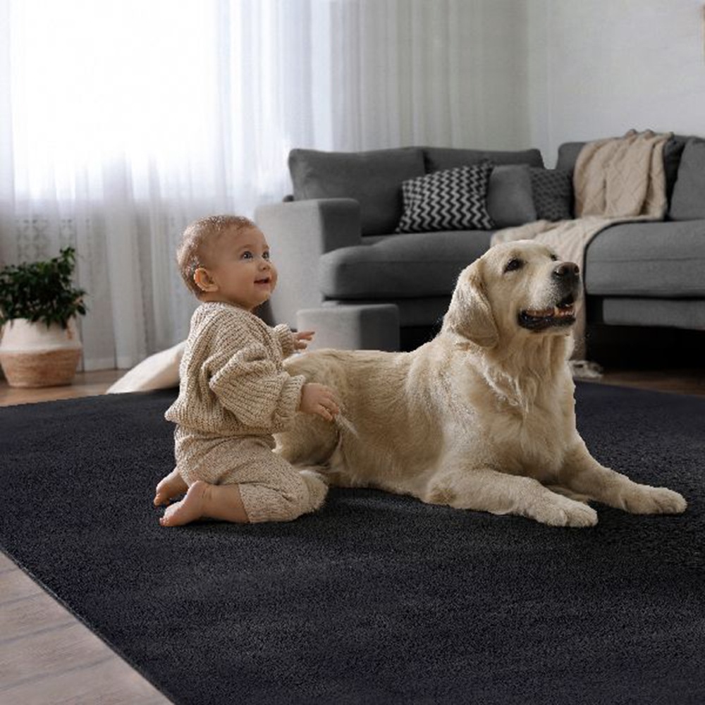the carpet Teppich »Cosy«, rund, 11 mm Höhe, Wohnzimmer Teppich Fell-Optik waschbar elegant