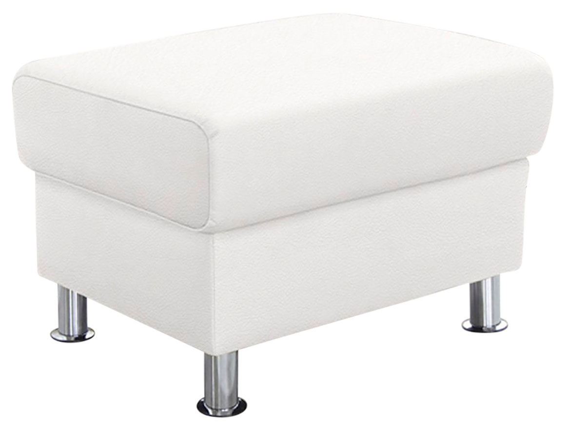 TRENDMANUFAKTUR Hocker »Rondo, Polsterhocker zur Serie, Breite 67 cm, Füße günstig online kaufen