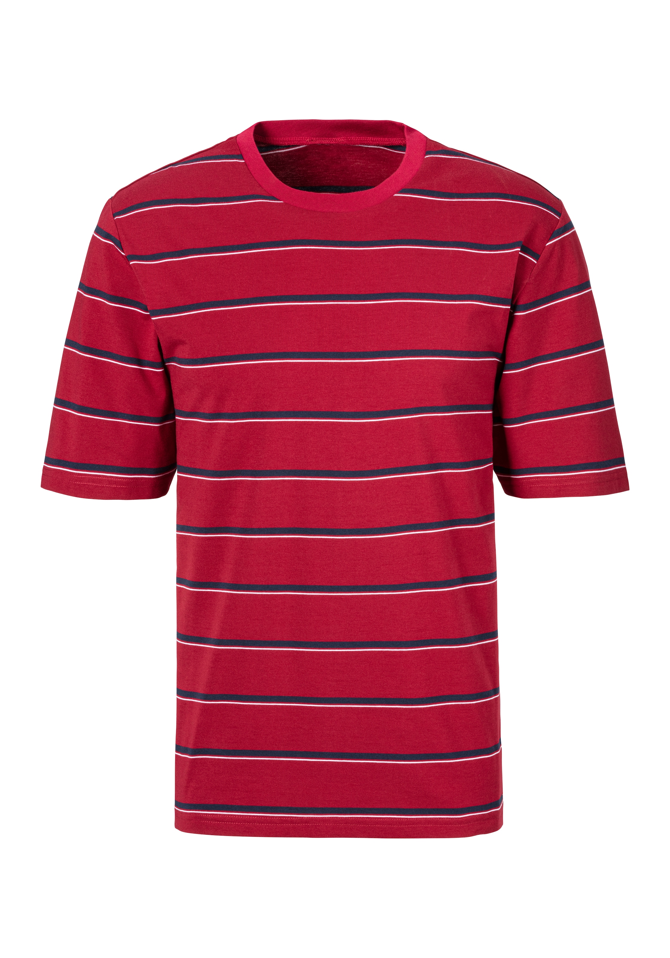 H.I.S Pyjama, (2 tlg., 1 Stück), Schlafanzug mit garngefärbten Streifen