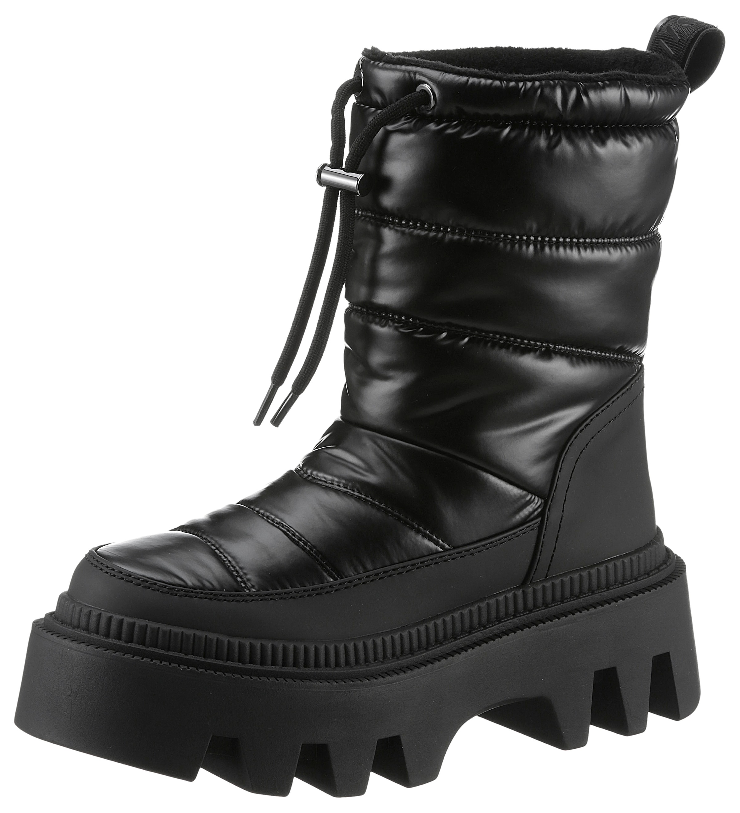 Buffalo Winterboots »FLORA PUFFER BOOT«, mit Schnürung am Schaft