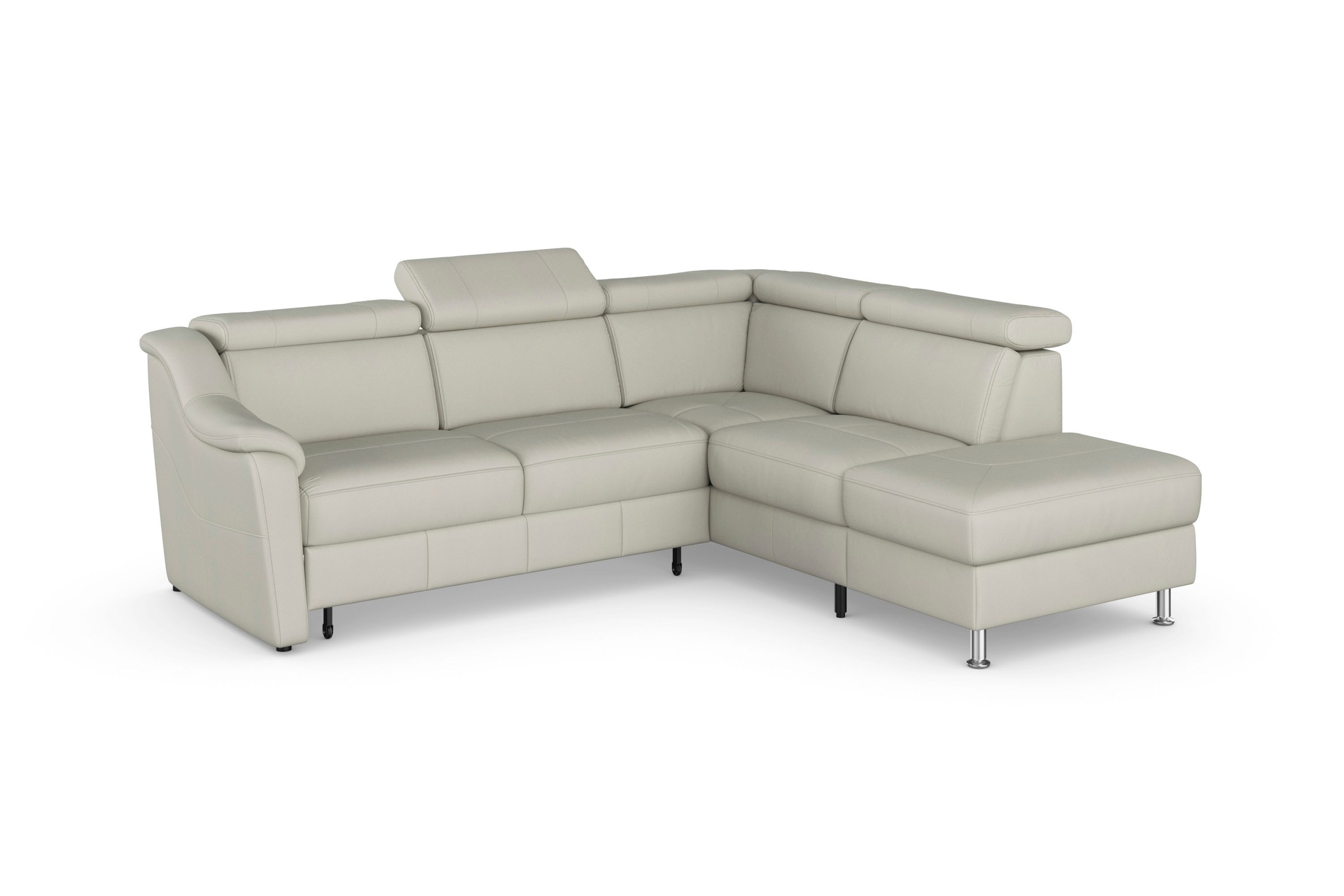 sit&more Ecksofa »Freetown L-Form«, inklusive Kopfteilverstellung und komfortablem Federkern