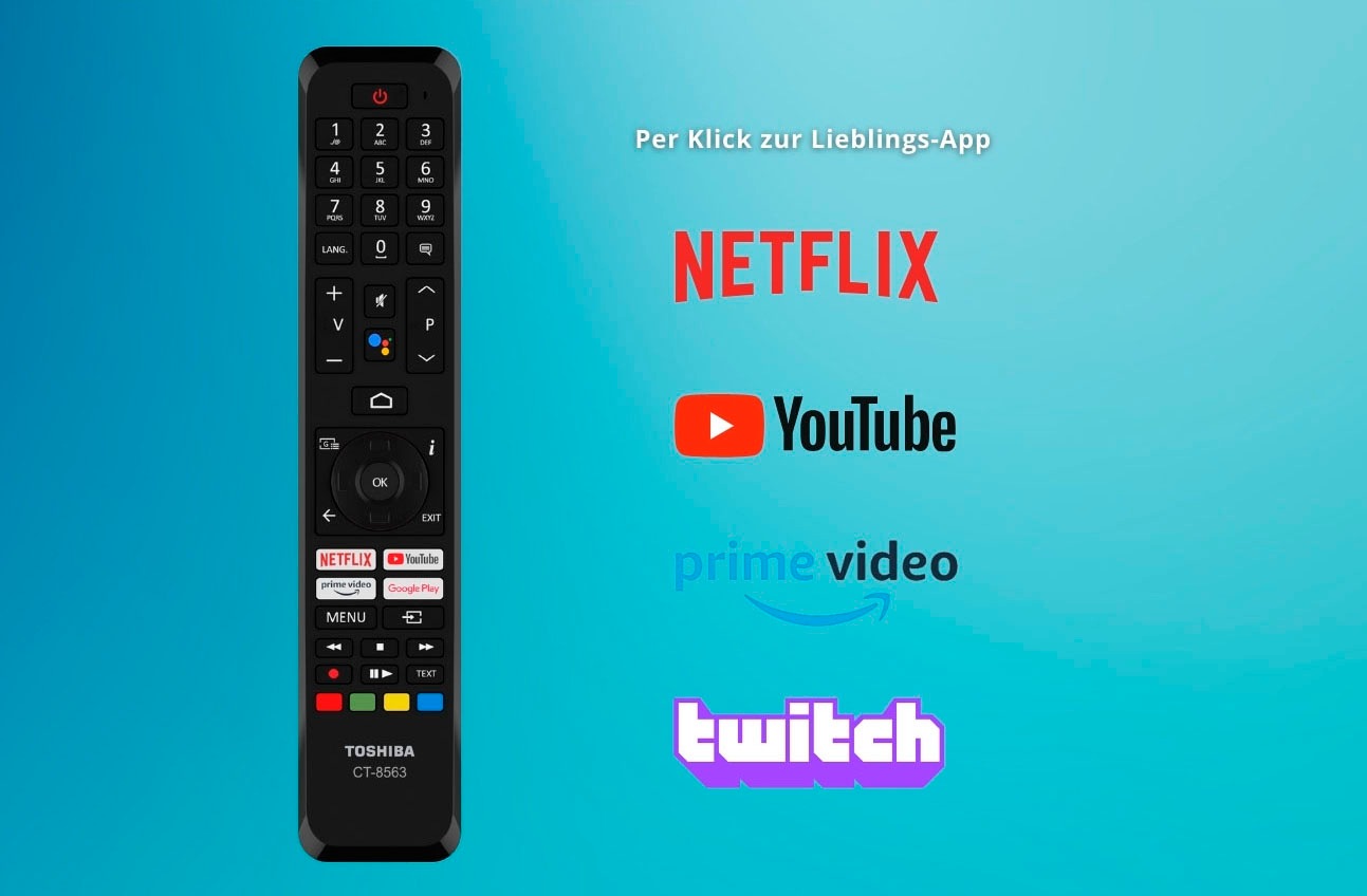 Toshiba LED-Fernseher »43UA3D63DG«, 4K Ultra HD, Android TV