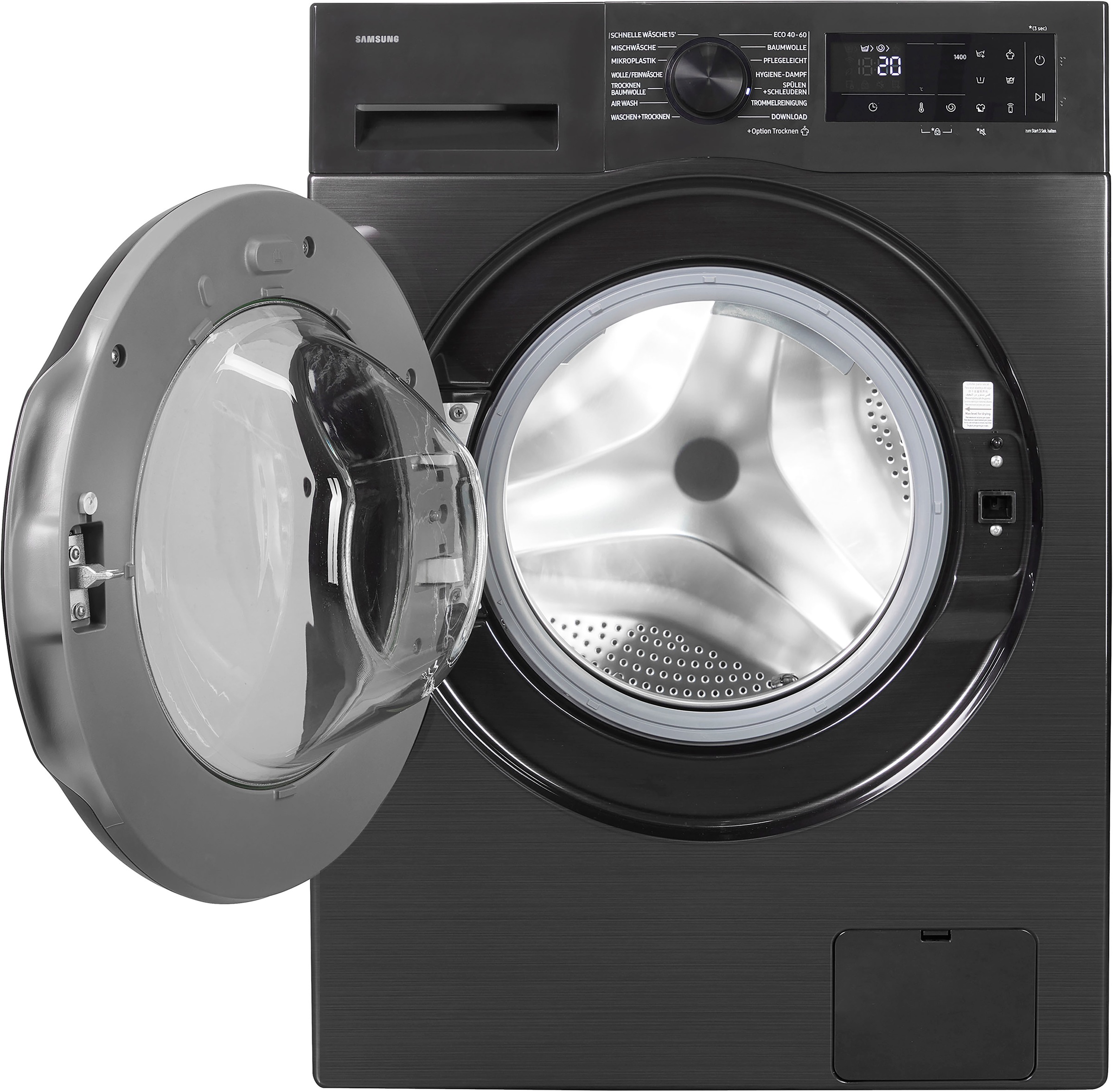 Samsung Waschtrockner »WD9EDG5B15BBEG«, WD5000D, Hygiene - Dampfprogramm günstig online kaufen