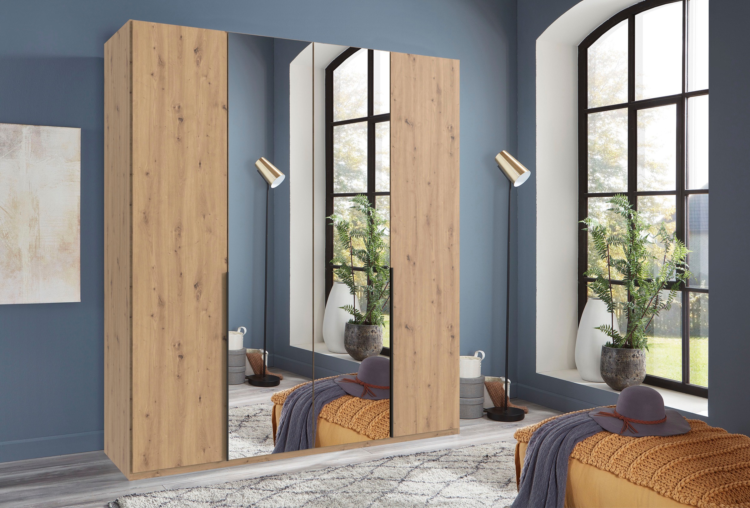 Wimex Kleiderschrank »Mugano,in 5 Breiten,2 Höhen,2 Tiefen, viele Farben, M günstig online kaufen