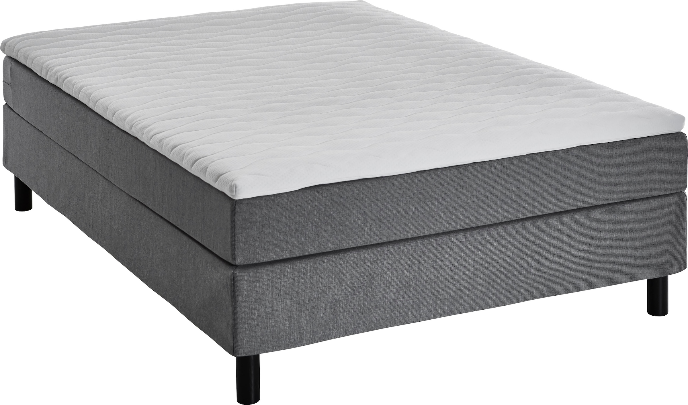 2. Bild von ATLANTIC home collection Boxbett »Happy«, ohne Kopfteil, mit Topper, wahlweise mit oder ohne Bettwaren